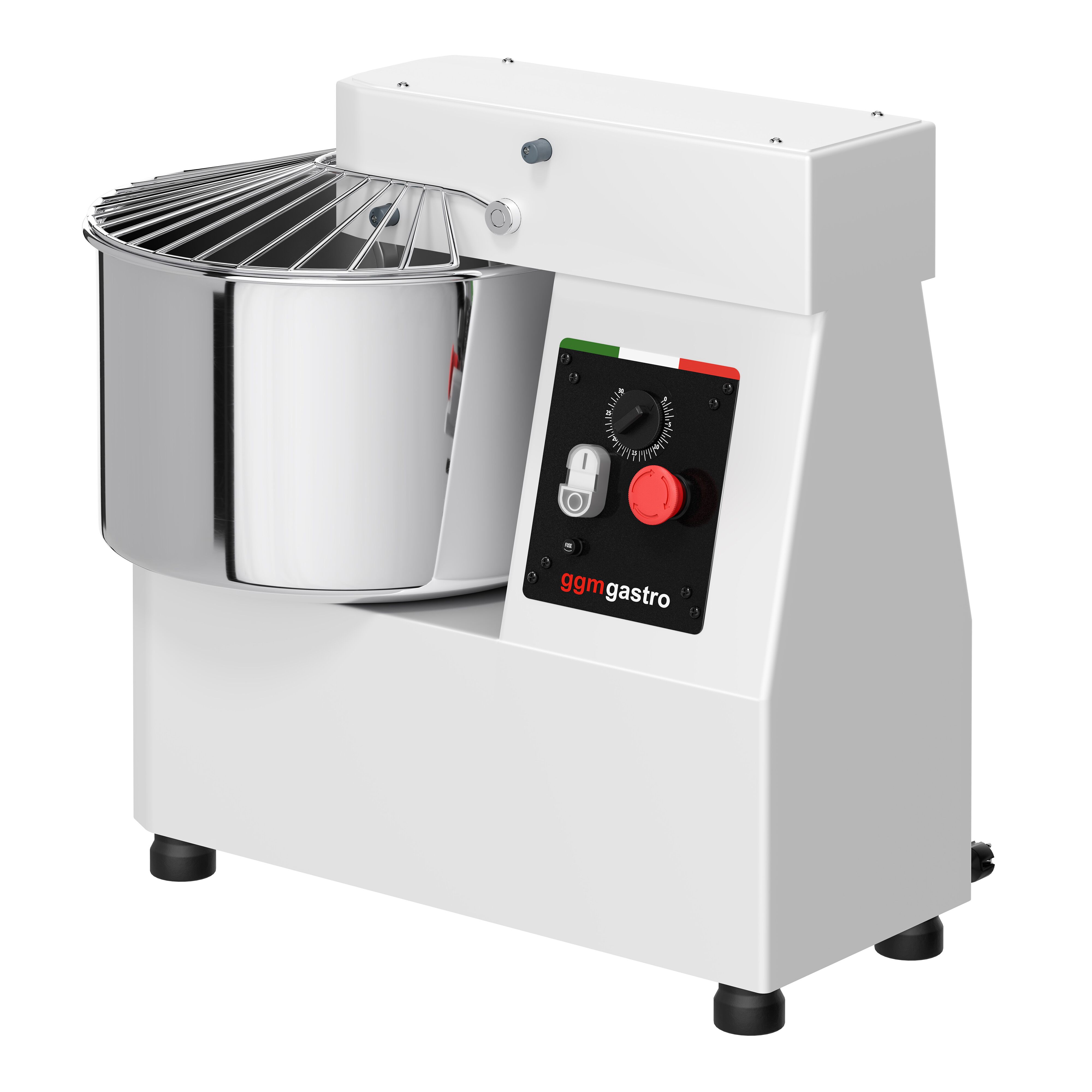 Pétrin à Pâte / Pétrin à spirale - 42 Litres / 38 kg - avec Cuve Fixe - Fonction Minuterie