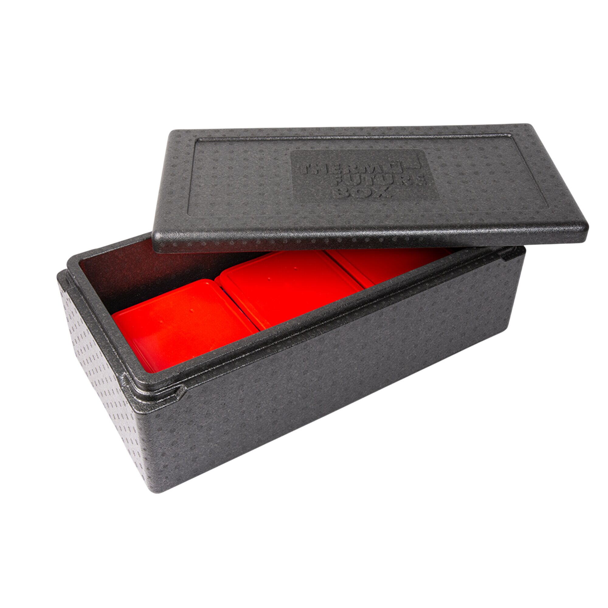 (3 pièces) THERMO FUTURE BOX | Thermobox MENU 3 PLUS - 23 litres - Noir