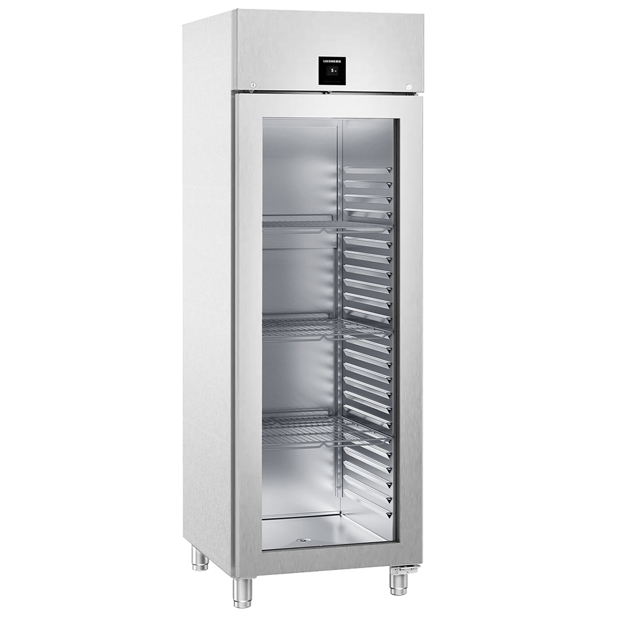 LIEBHERR | Réfrigérateur en inox PERFORMANCE - 625 litres - GN 2/1 - Intérieur en İnox - avec 1 porte en verre       