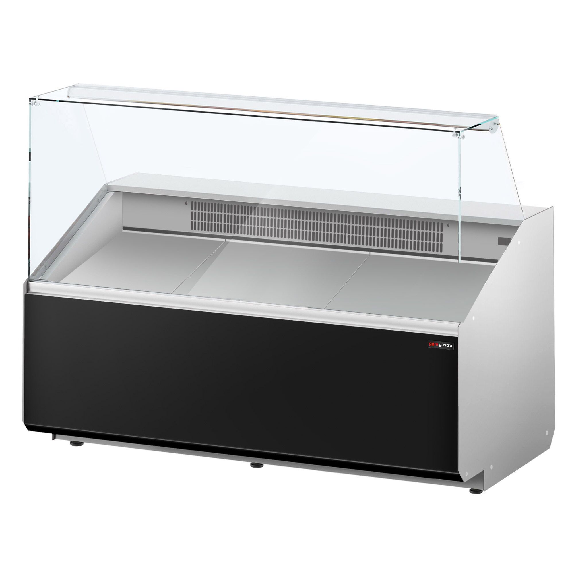 Serve Over Counter - 1568mm - black front - capacity 324 litres