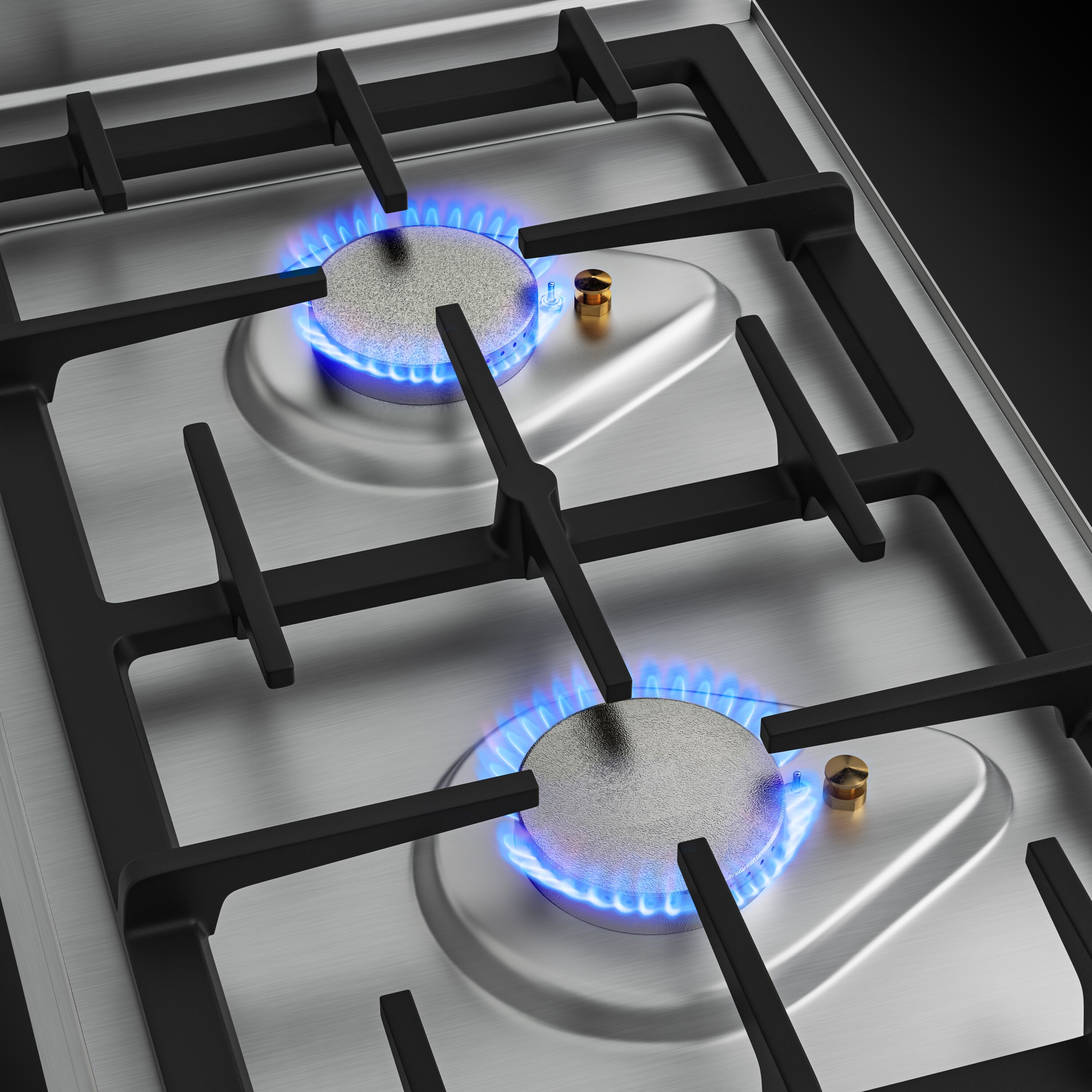 Fourneau à gaz – 7 kW – 2 brûleurs
