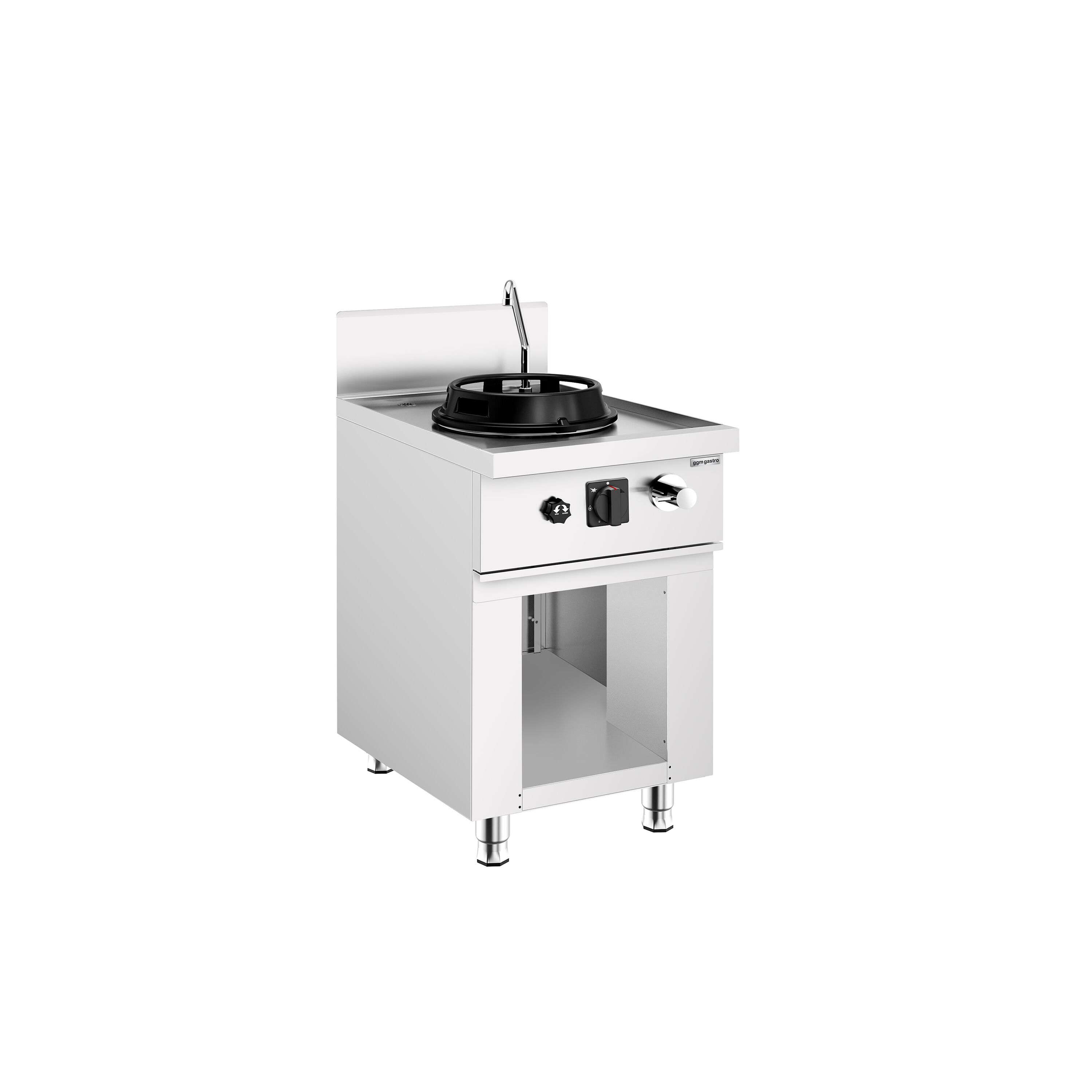 Cuisinière Wok à Gaz - 15 kW - 1 Brûleur - incl. 1 Robinet