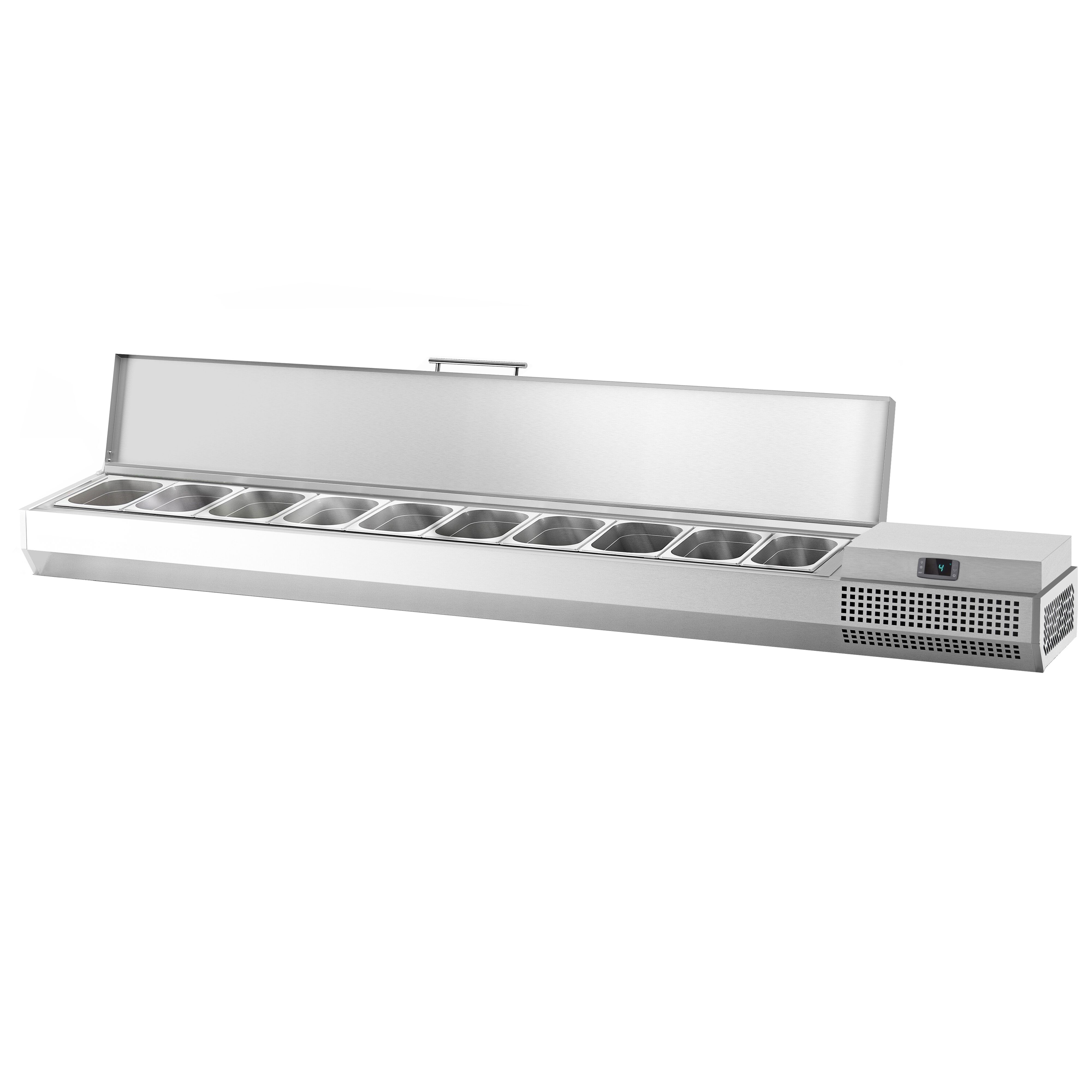 Vitrine Réfrigérée à Ingrédients PREMIUM PLUS - 2300x413mm - 10x GN 1/3