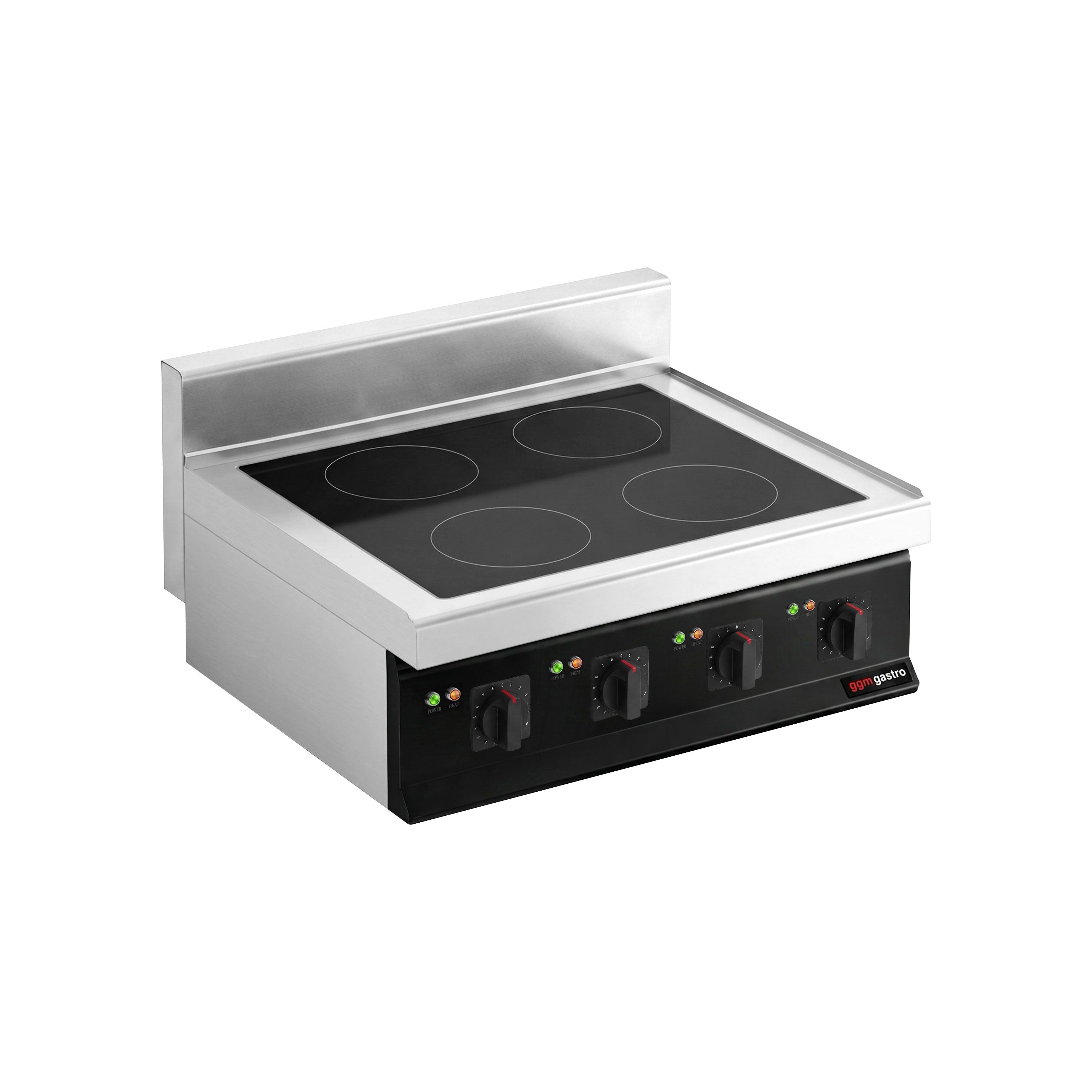 Cuisinière à induction - 14 kW - 4 plaques de cuisson