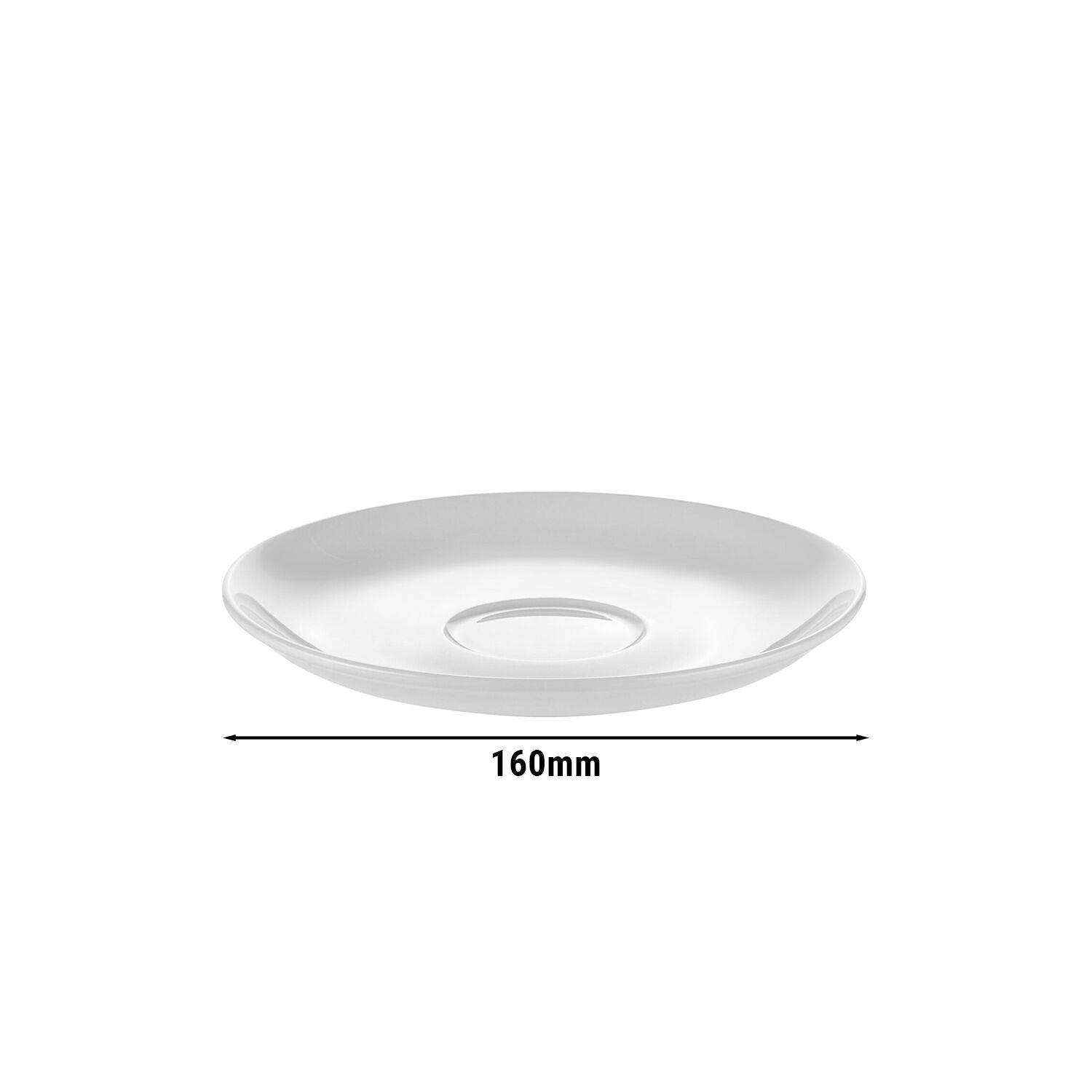 (6 pièces) WMF | AVA - Soucoupe 16mm Tasse Barista 0,25l