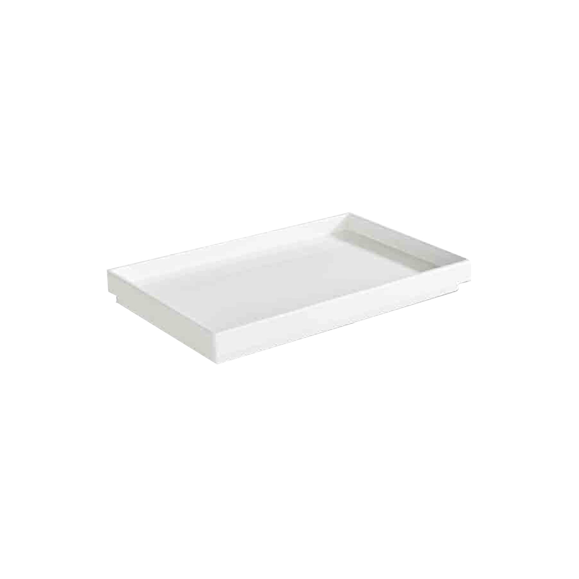 (6 pièces) Plateau GN 1/4 – ASIA PLUS – Mélamine – Hauteur : 30 mm – Blanc
