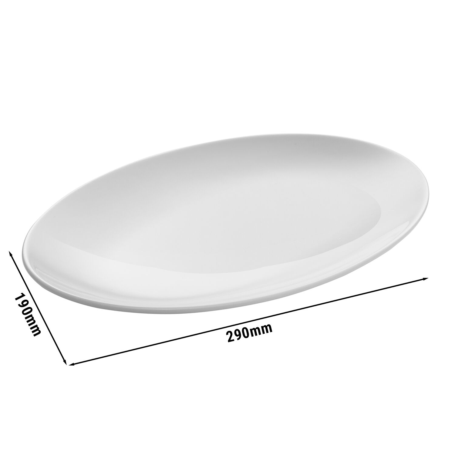 (6 sztuk) WMF | BALANCE – Talerz owalny – 290 x 190 mm