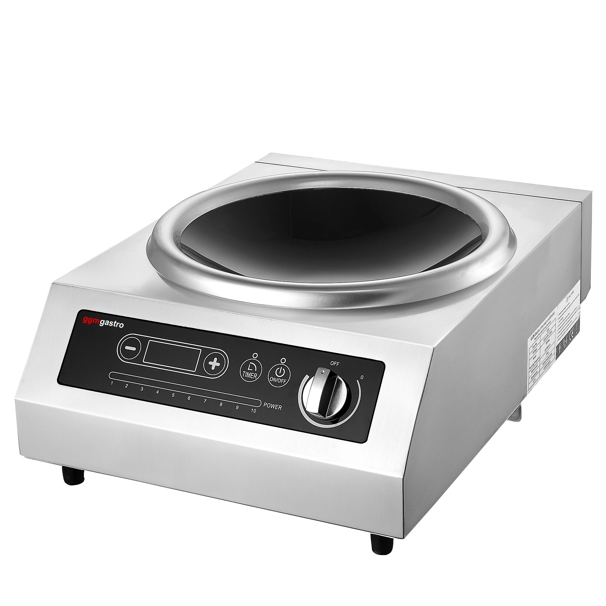 (2 pièces) Wok à induction - 3,5 kW - avec wok