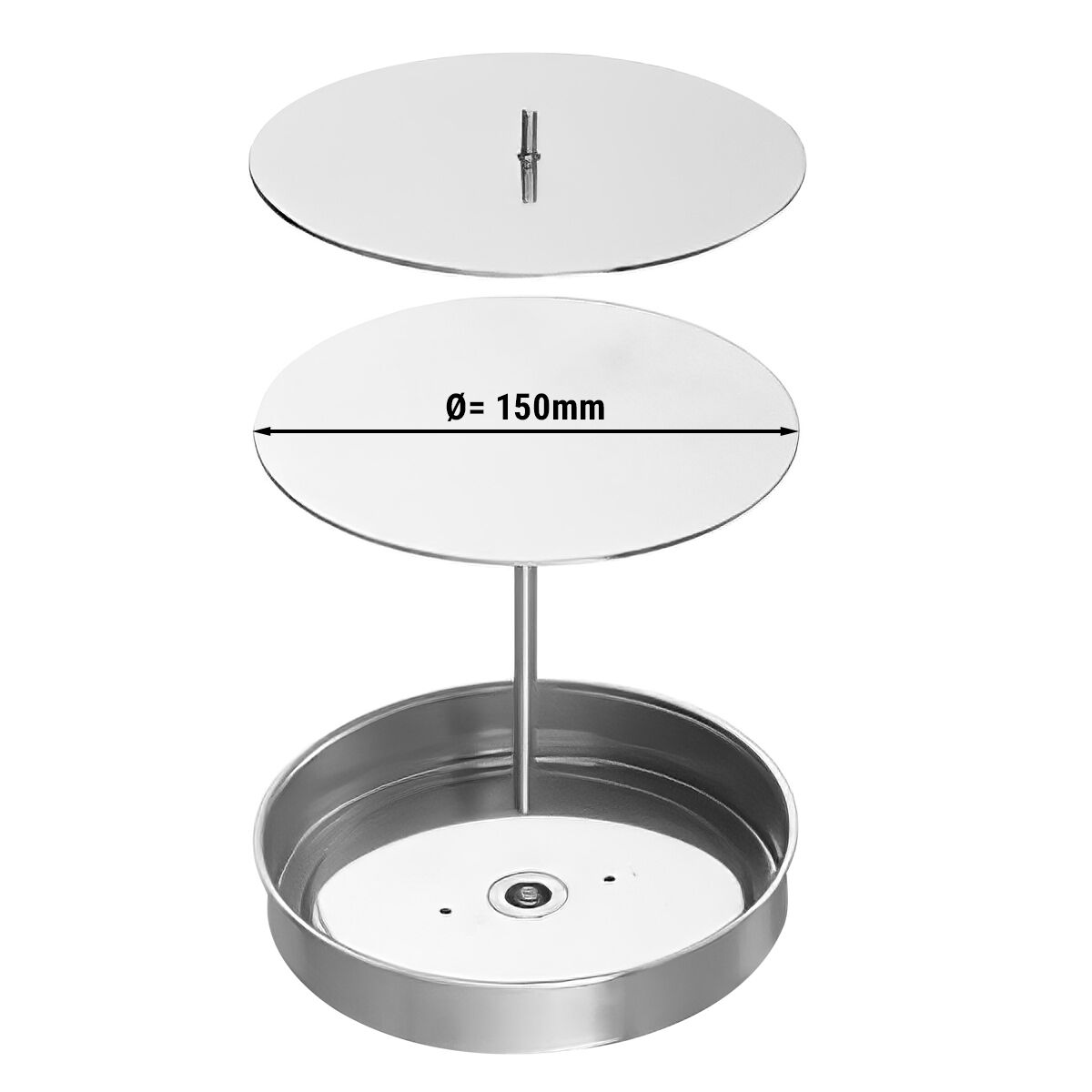 Machine à hamburgers manuelle - incl. moule à steak haché Ø 15 cm