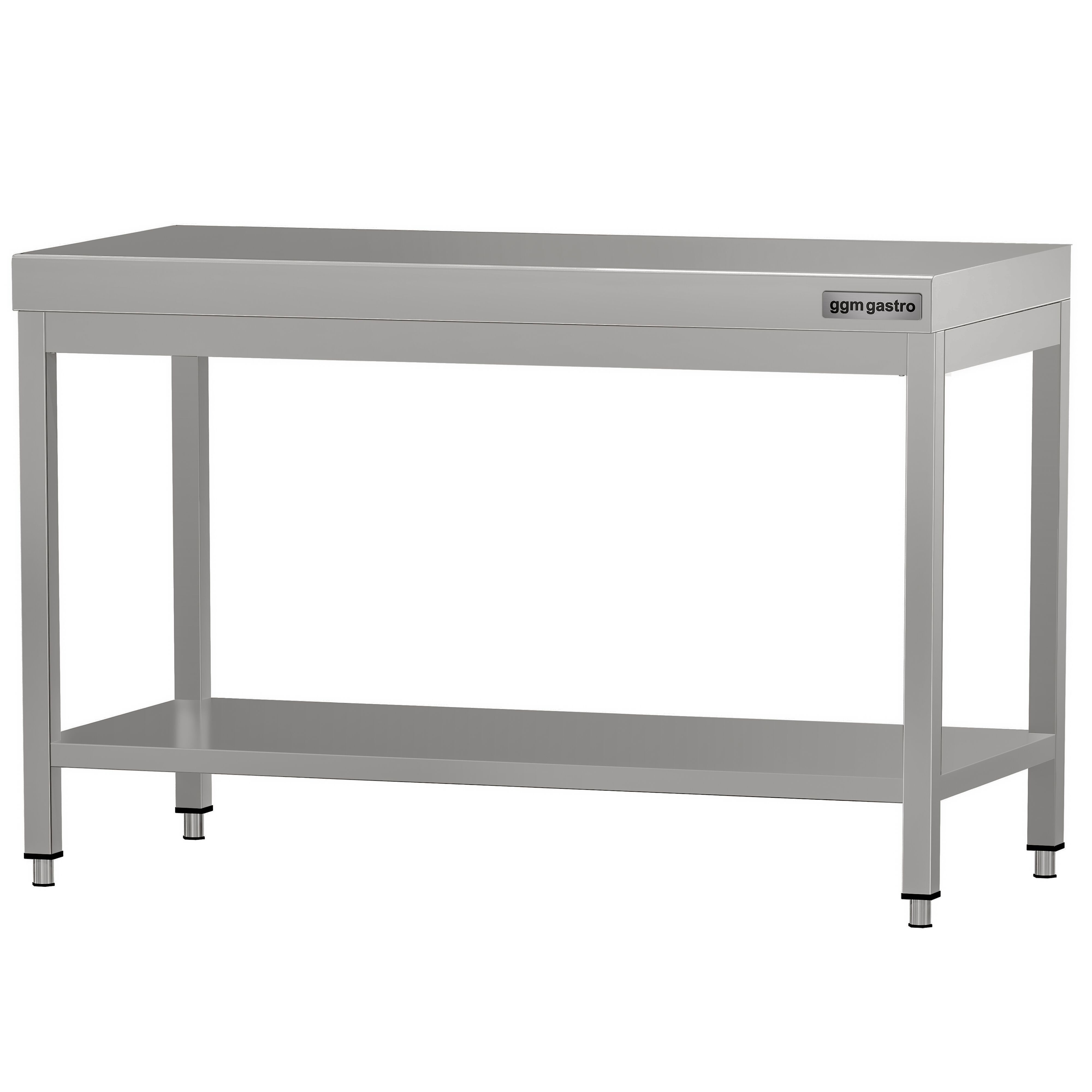 Table de travail en inox ECO – 1200 × 600 mm – avec tablette inférieure