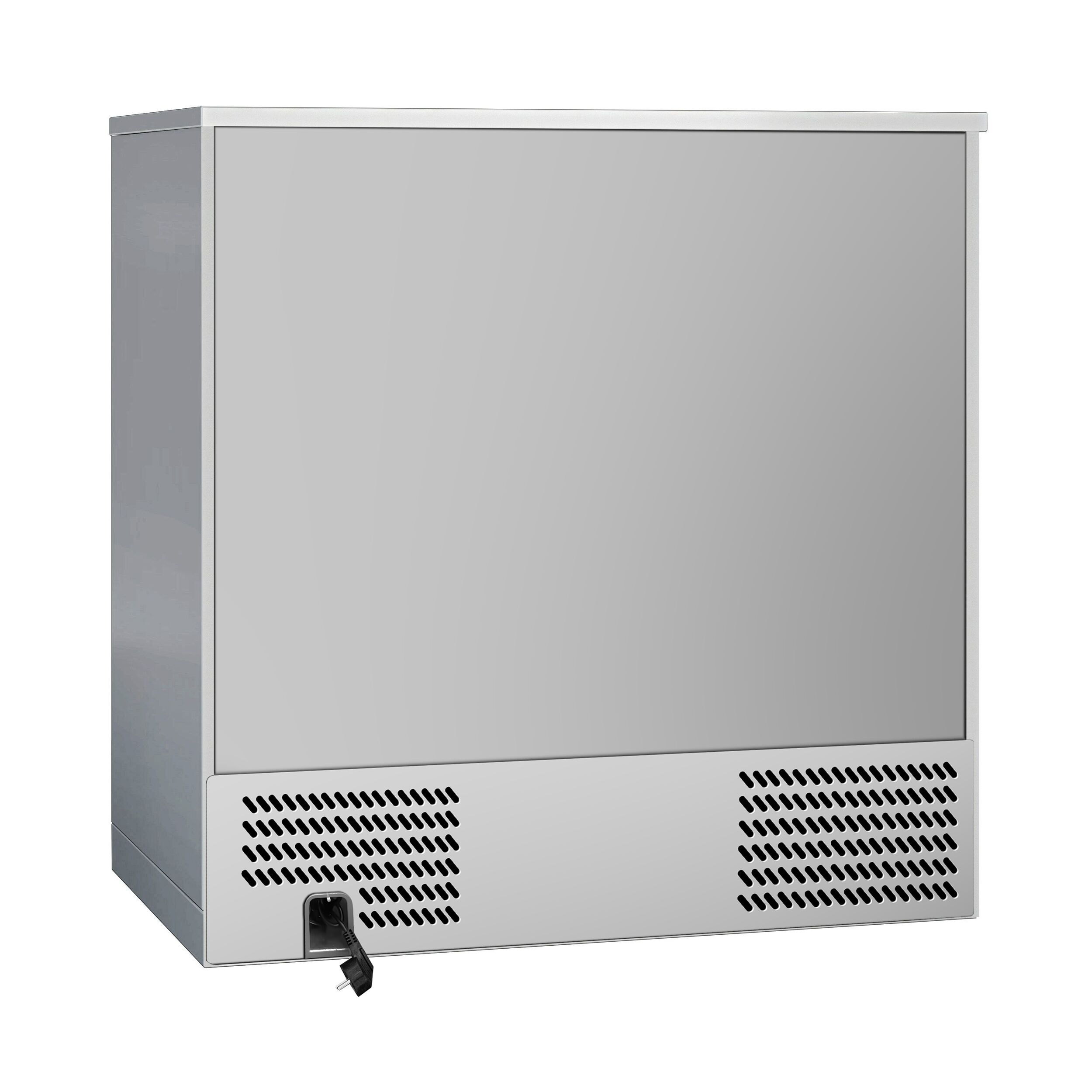 Réfrigérateur de bar – 900 mm – 220 litres – avec 2 portes vitrées battantes – Gris