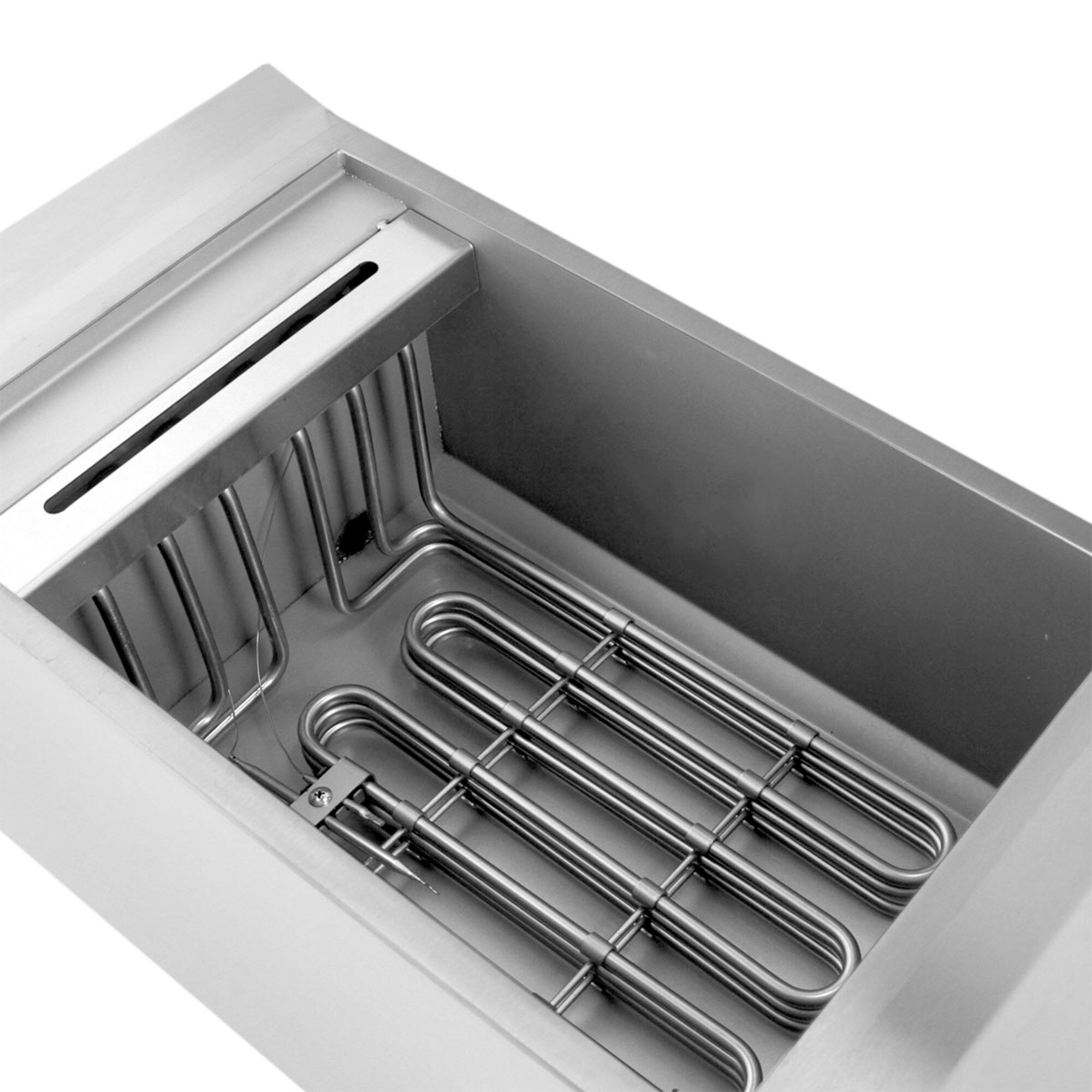 Friteuse électrique – 13 litres – 4,5 kW – avec robinet de vidange