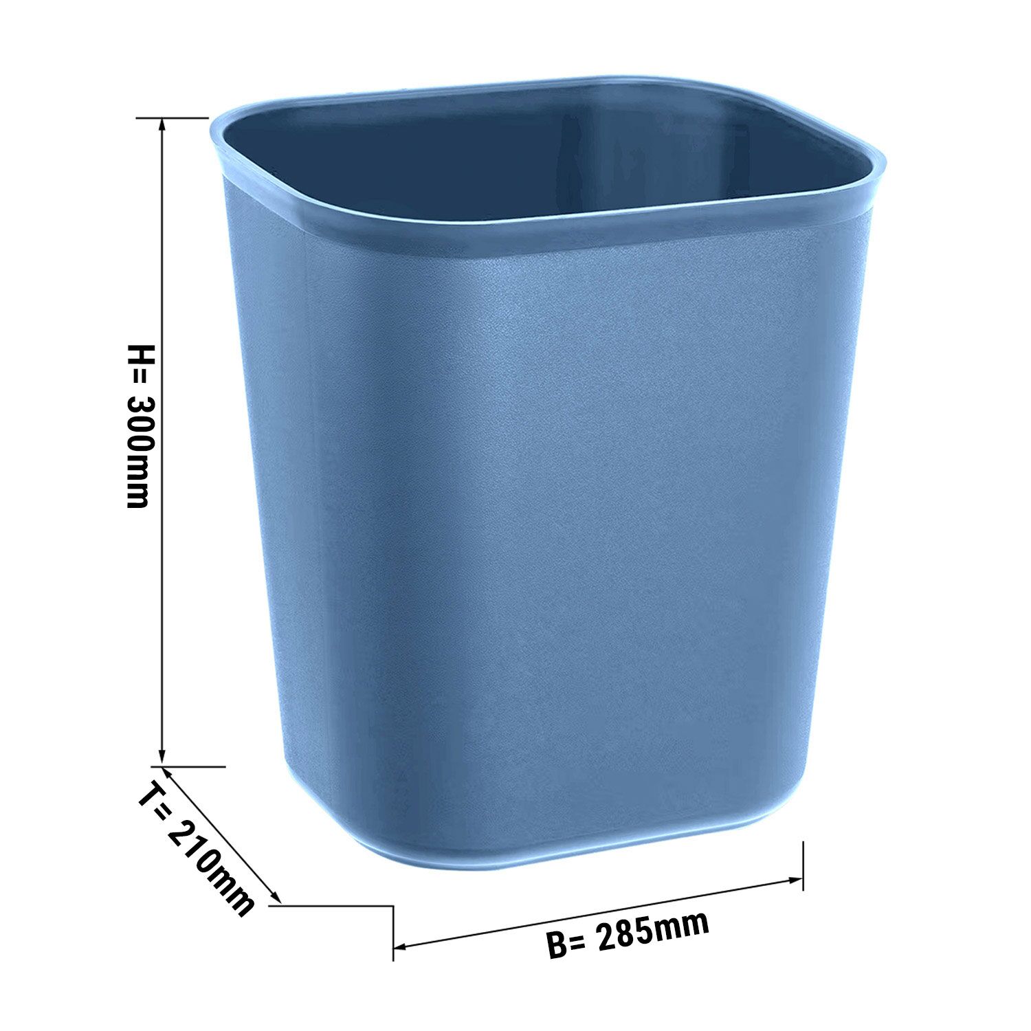 (2 Stück) Plastikbehälter für Abfallbehälter MEK - 10L