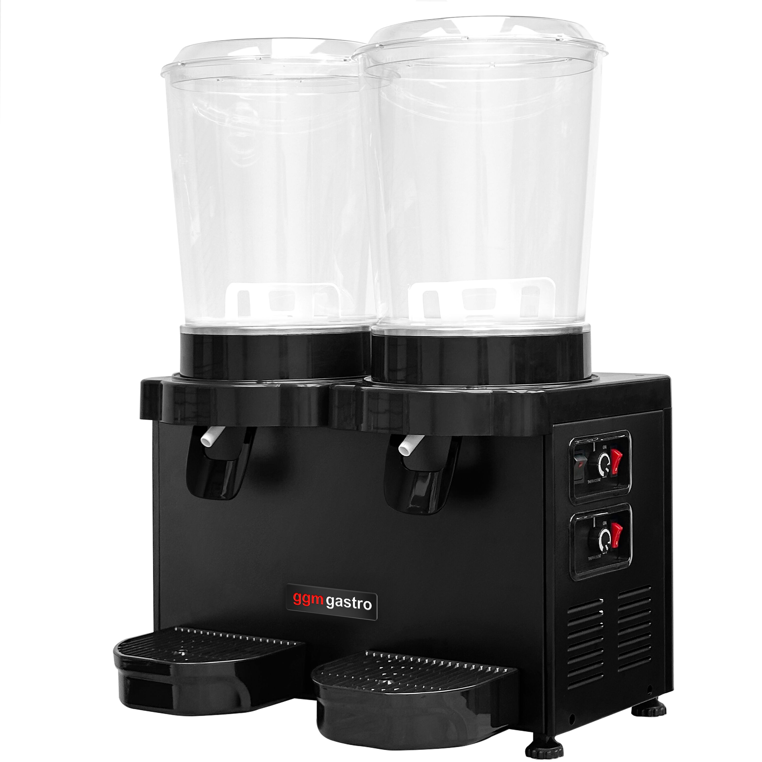 Distributeur d’Ayran / de Jus - 2x 10 Litres - 500 Watt - Noir