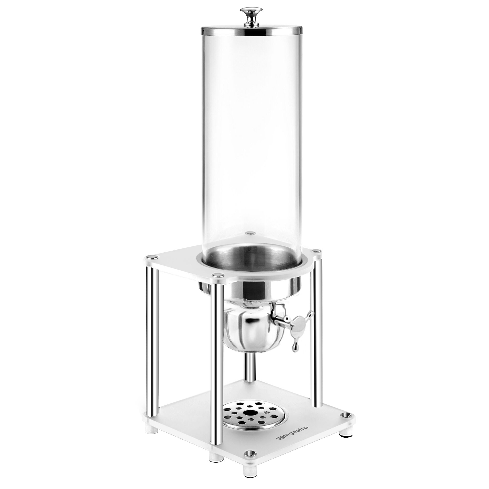 Distributeur de céréales – récipient en plastique – 3,7 litres – Argent