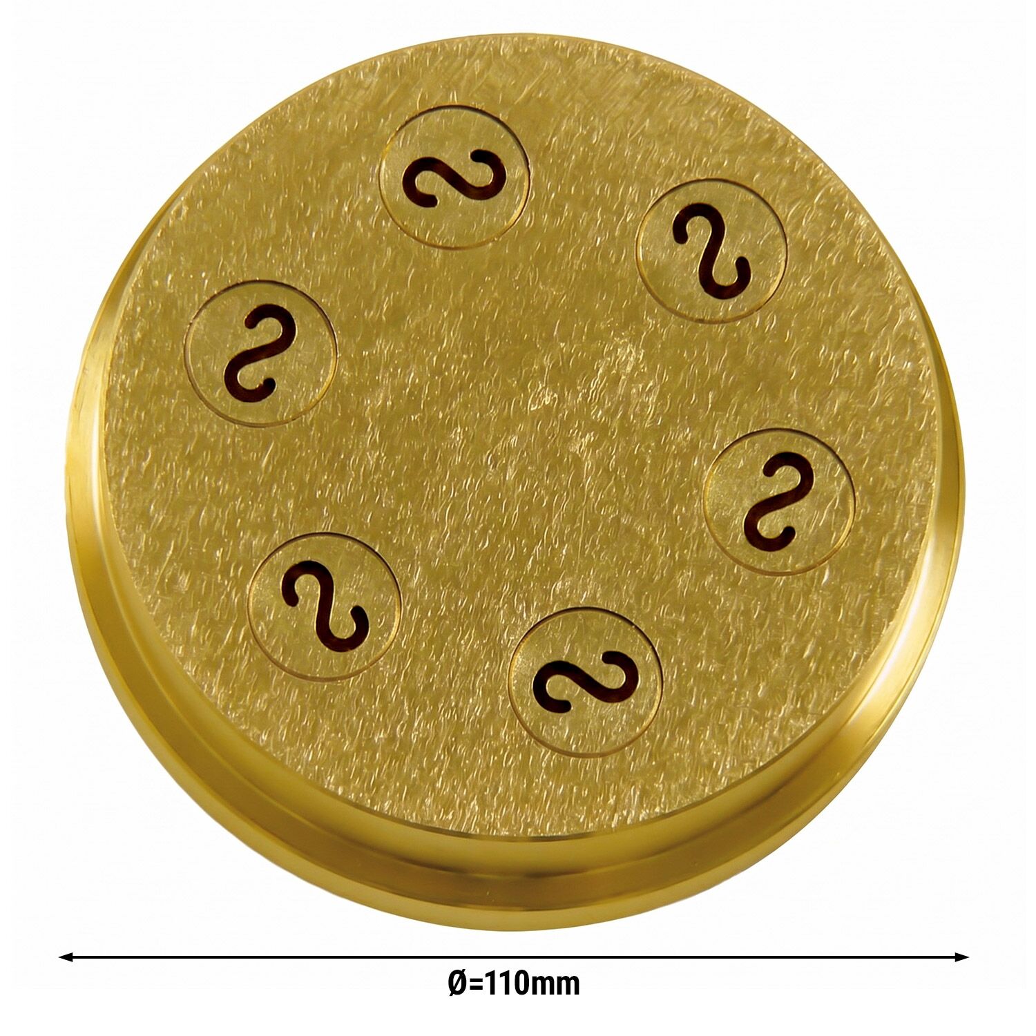Nudelformscheibe - Casarecce 8,8mm passend für NMSM20 - Ø 110mm