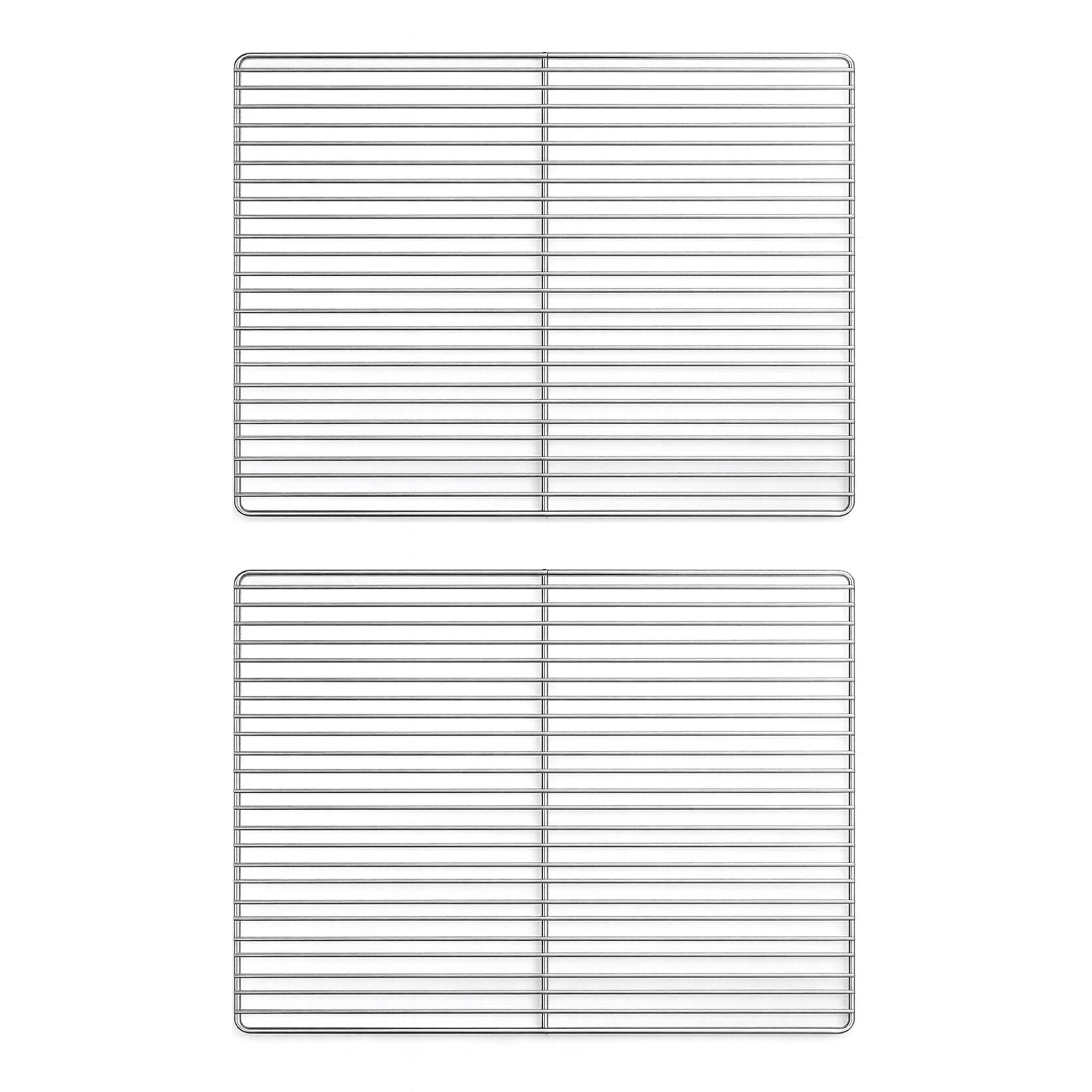 (2 pcs) Plastic-Coated Shelf - GN 2/1 - 530x650mm - fits GN 2/1 Series (Refrigerators)