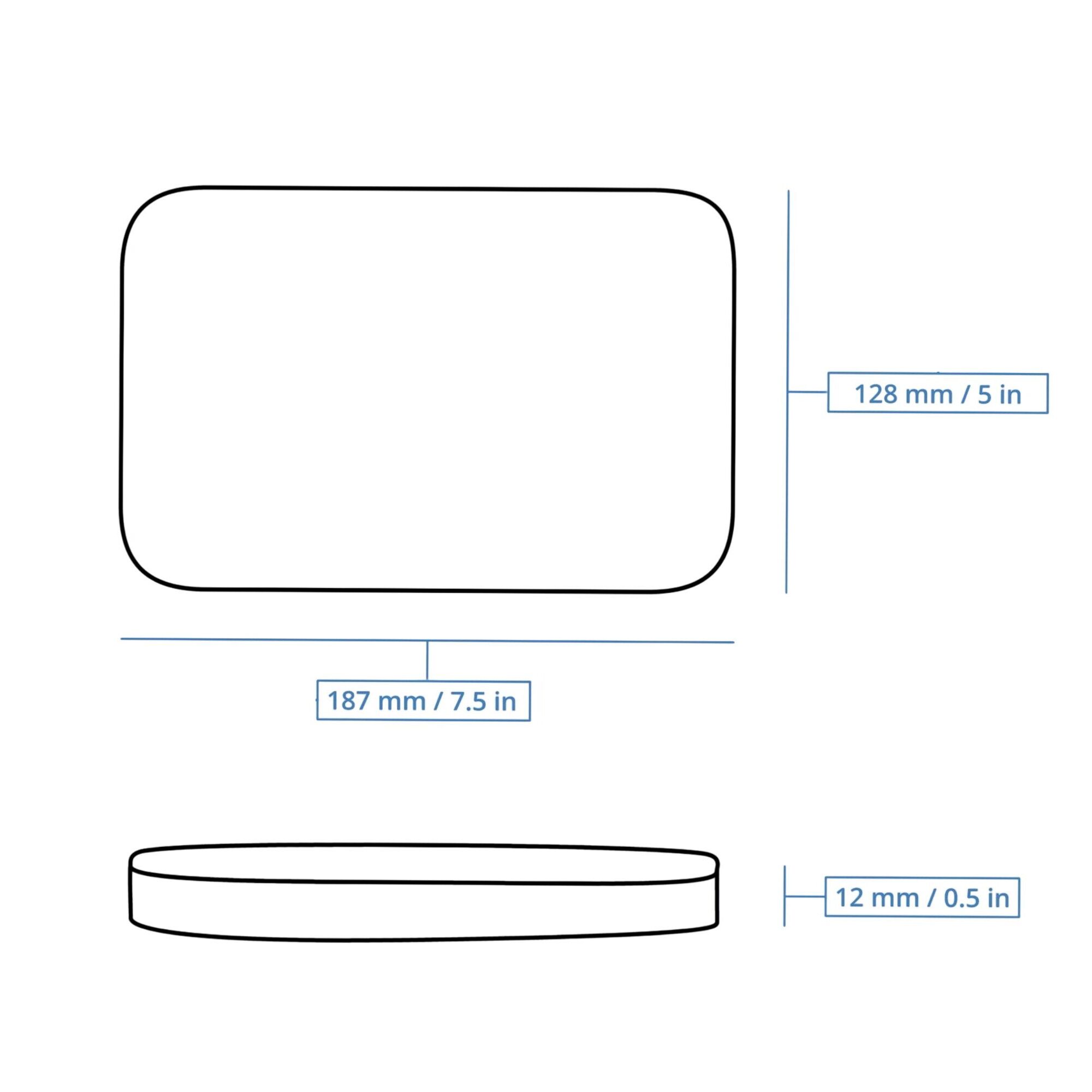 (300 pcs) Barquette réutilisable - Rectangulaire - Transparent