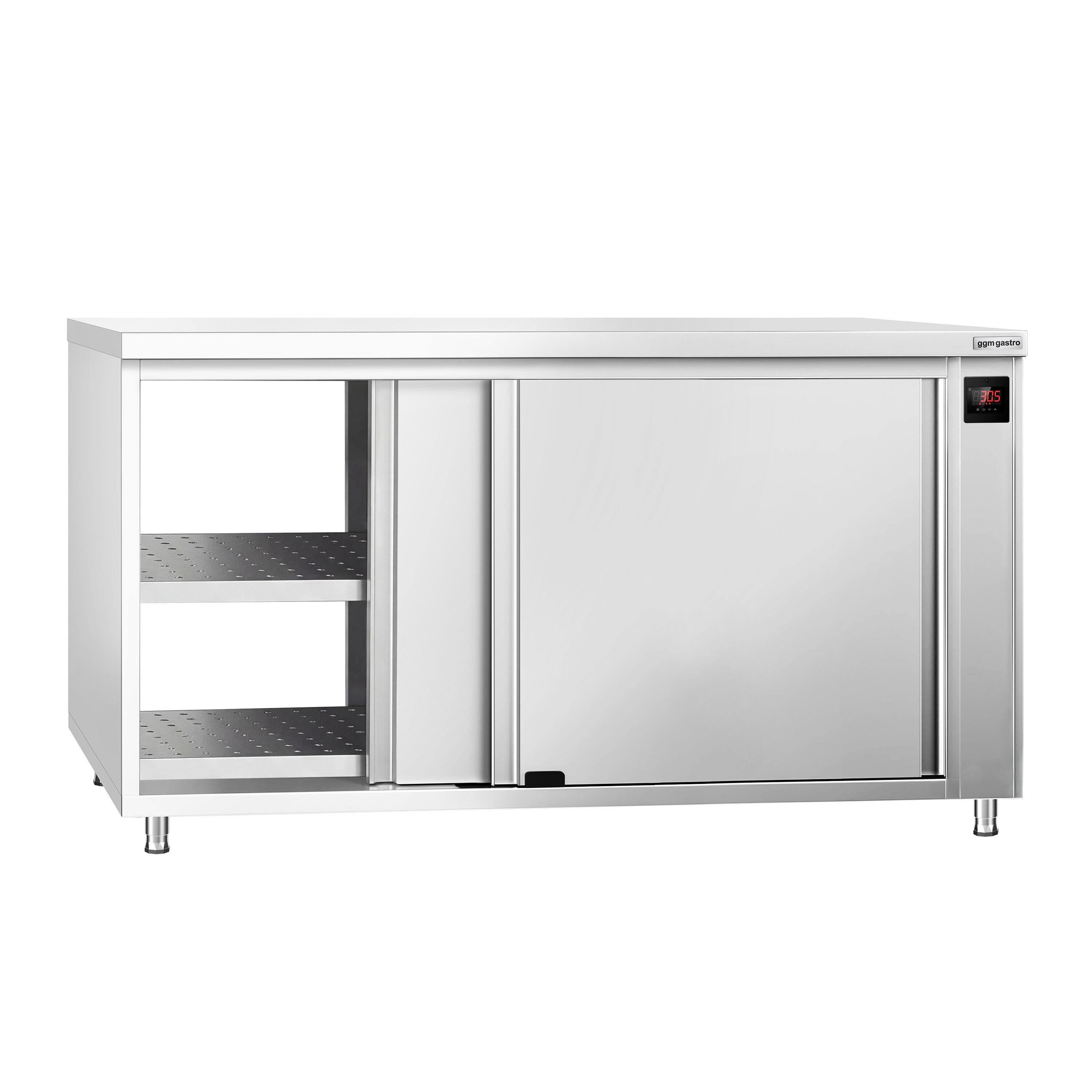 Armoire chauffante professionnelle - 2kW - 1 étagères - 1800x700x870mm