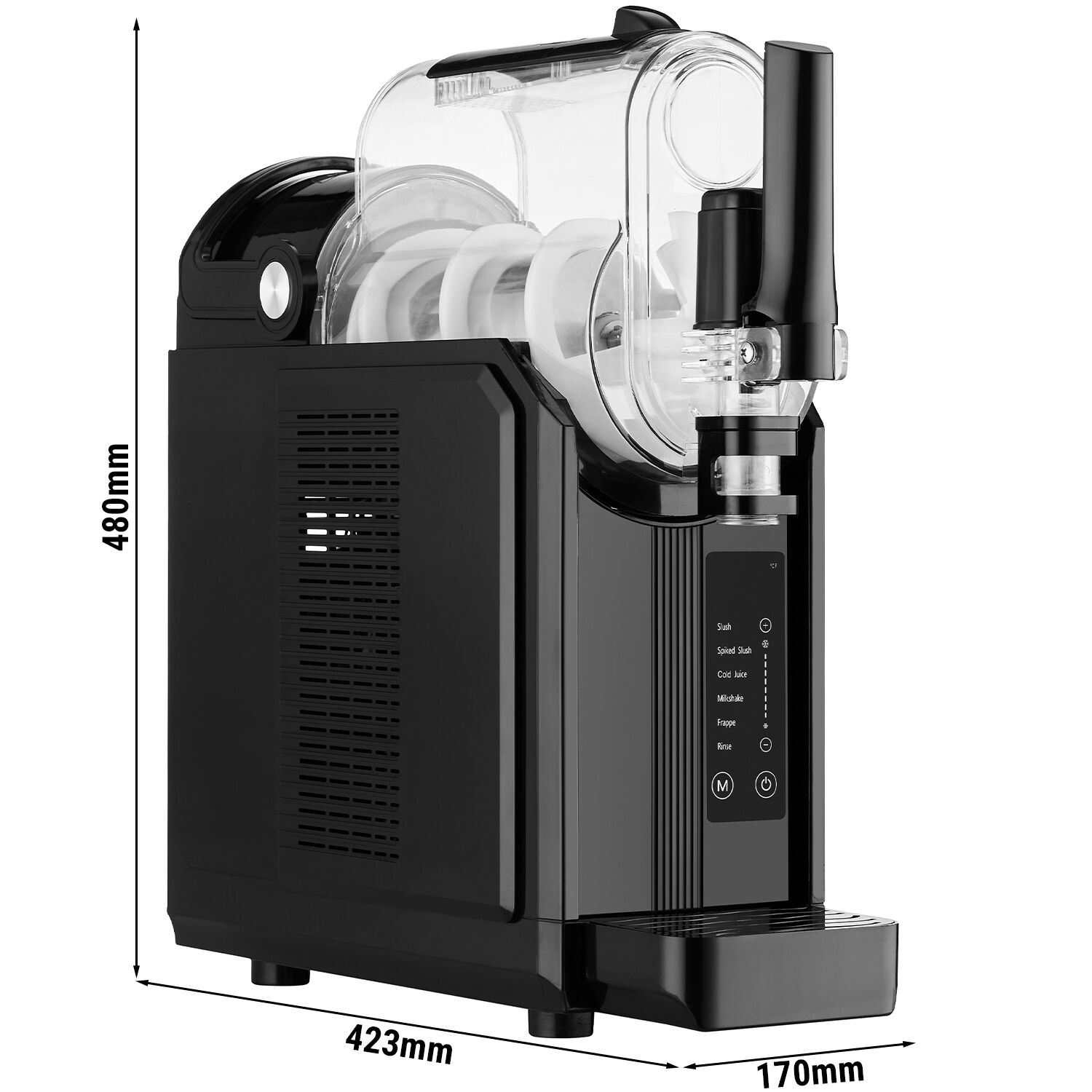 Slush-Maschine - 3 Liter - 200 Watt - Digital - Schwarz