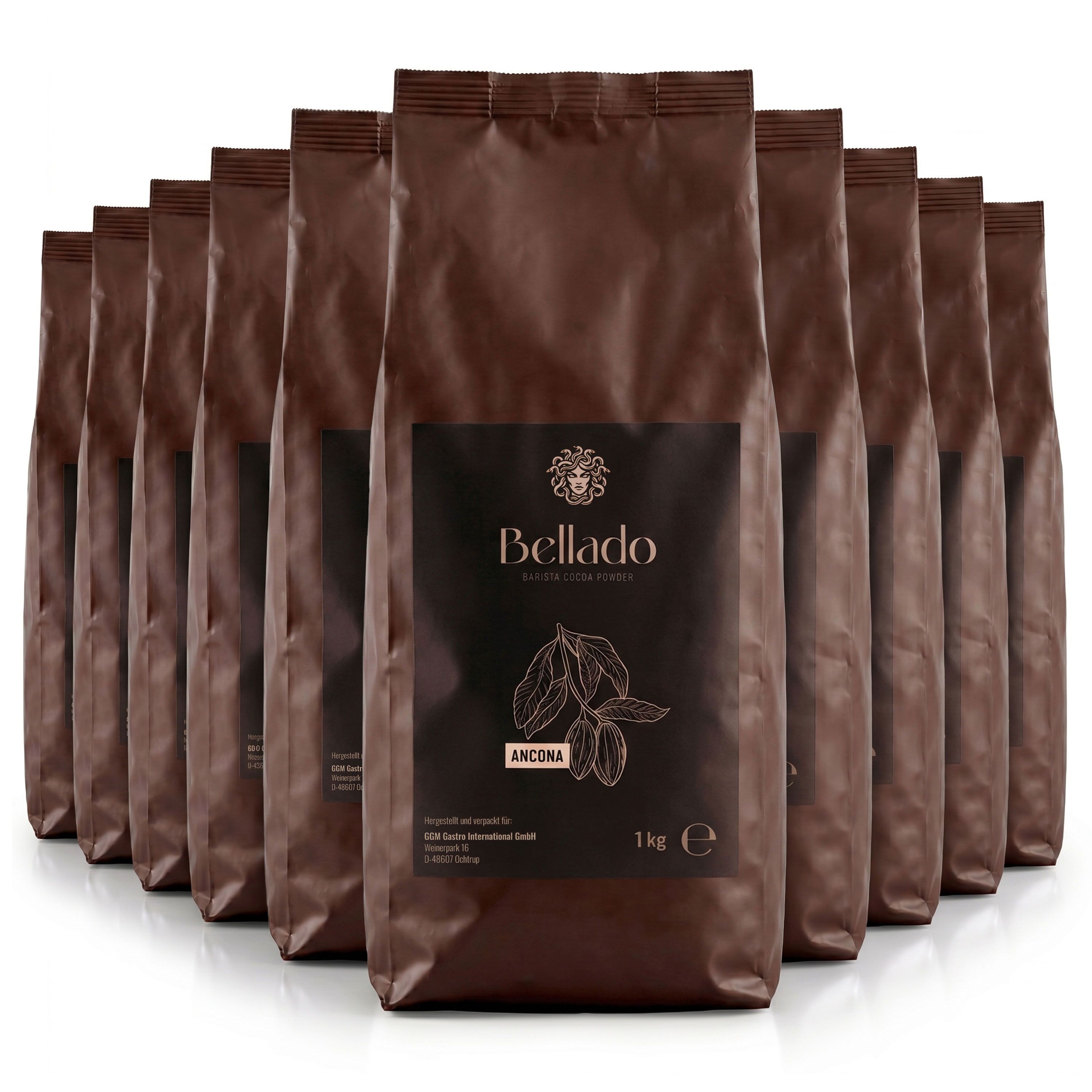 BELLADO | Cacao en poudre "Ancona" - 14,5% - 10x 1kg