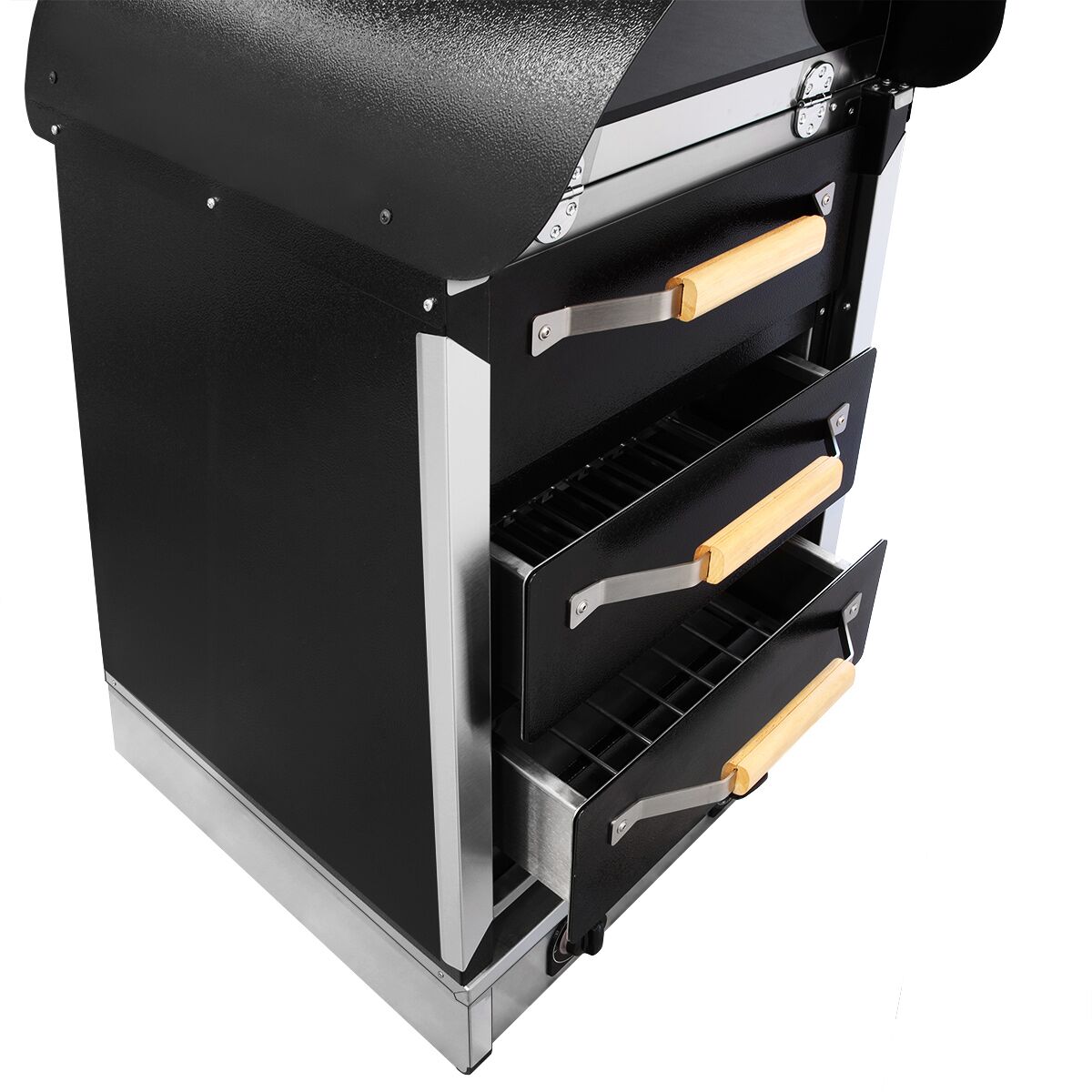 Commercial Electric Jacket Potato Oven - Manual Controls - 4.5kW - 230V - 530x1210x740mm - stainless steel - with 3 drawers