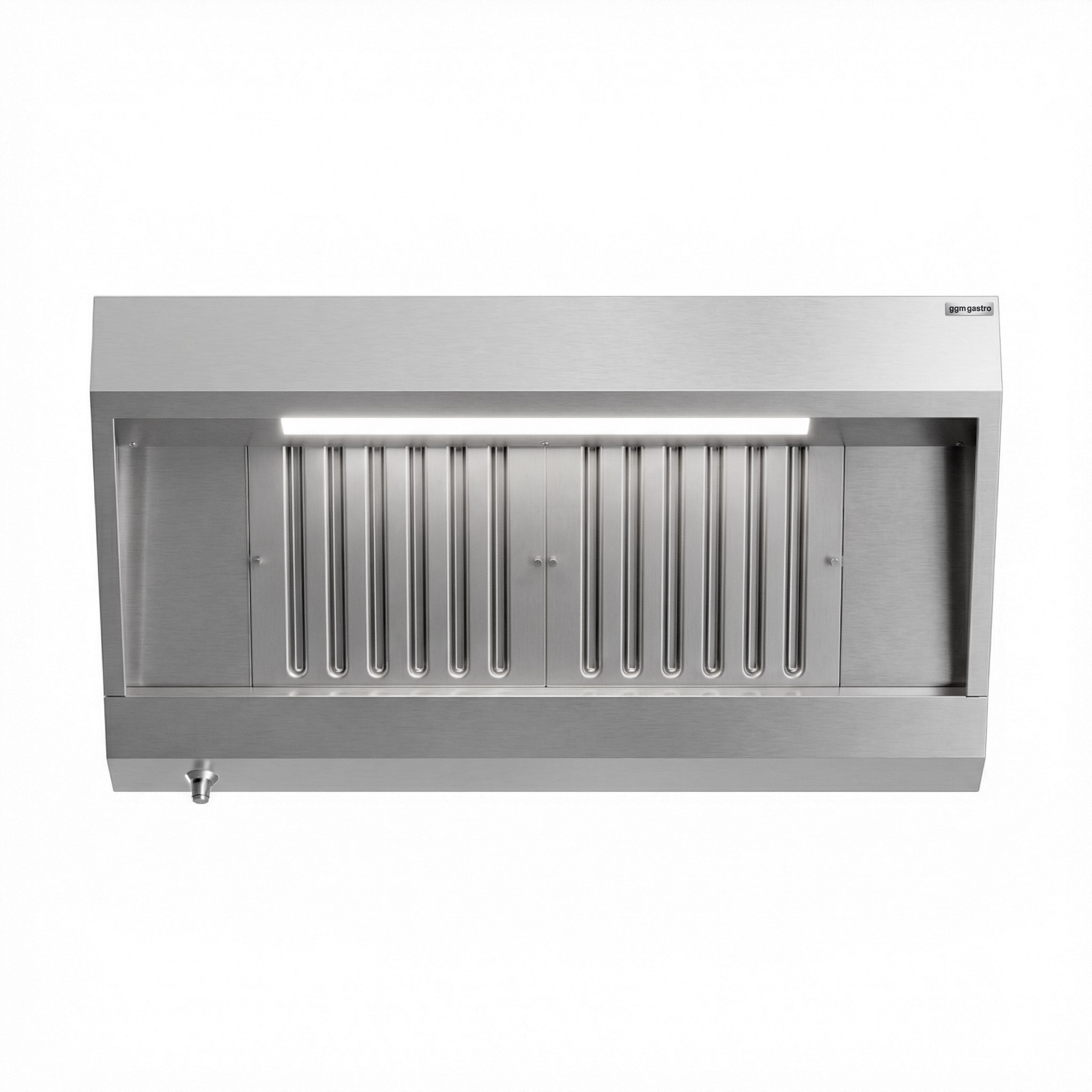 Hotte murale – 1200 mm – avec filtre et éclairage