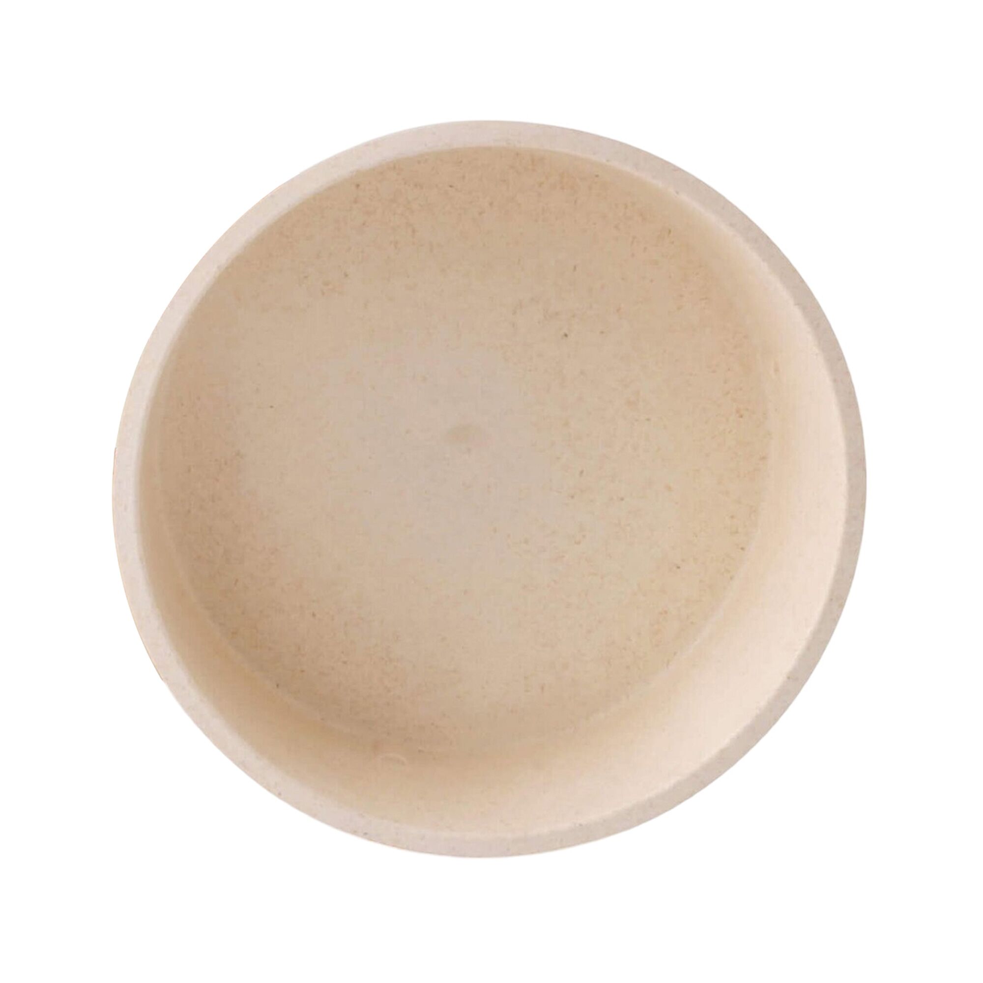 (60 pcs) Saladier - Bio-compound - 650ml - Ø 150mm - Profondeur : 60mm - Crème blanc