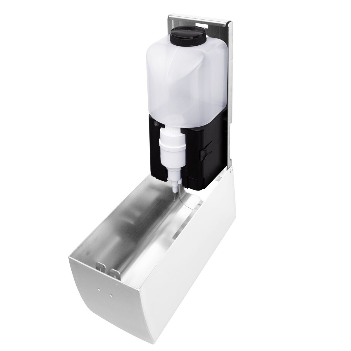 AIR-WOLF | WC-Sitzreiniger mit Sensor - 500ml - Edelstahl Weiß