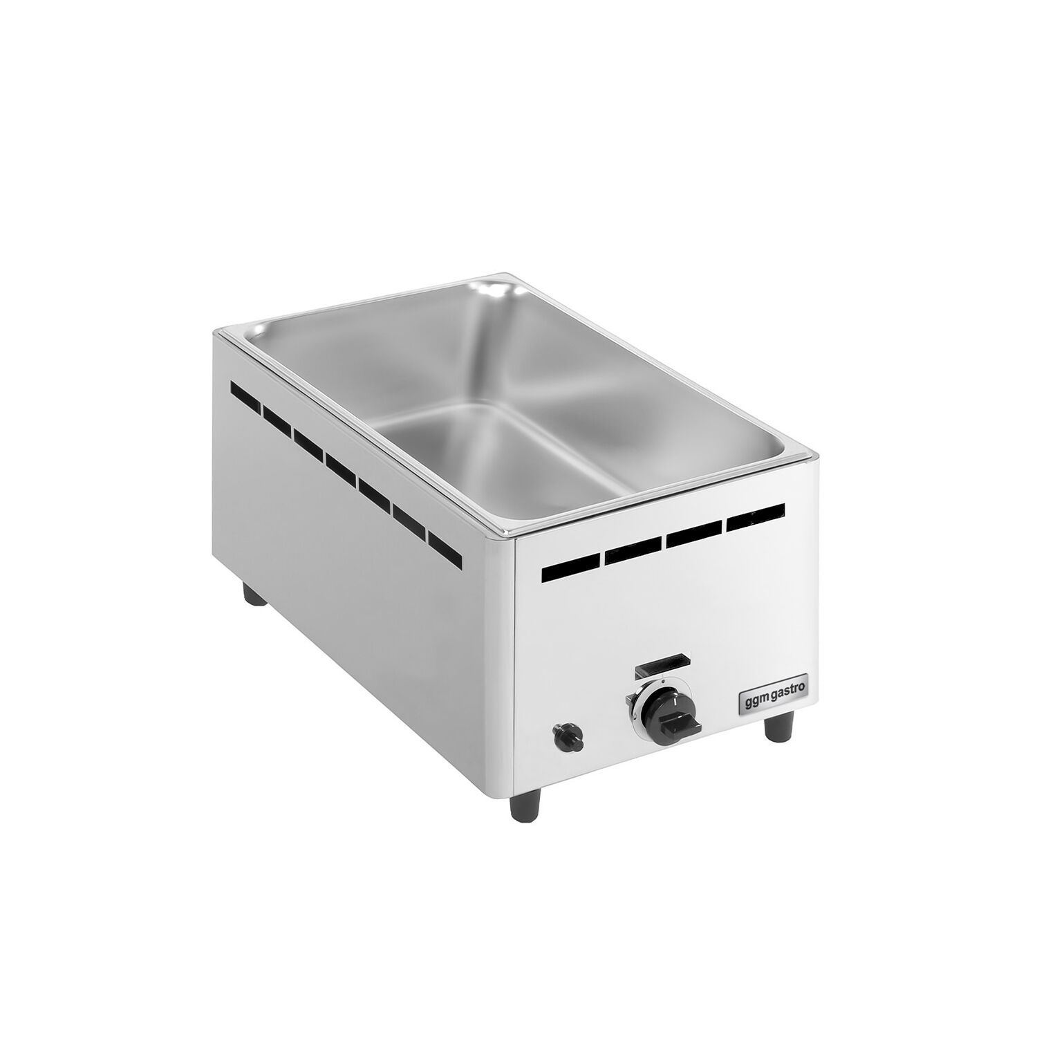 Bain-marie à gaz - 2,75 kW - GN 1/1 avec Hauteur 150 mm