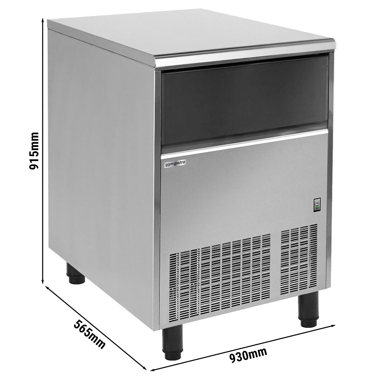 Machine à glaçons - Cylindre- 132 kg/24 h