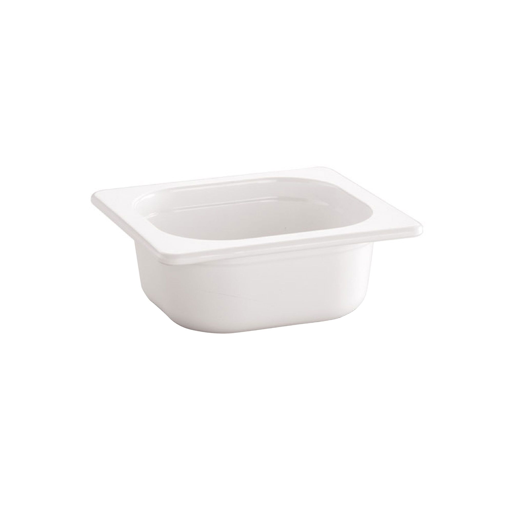 (6 pièces) Bac en mélamine GN 1/6 - ECOLINE - 0,8 litre - Hauteur : 65 mm