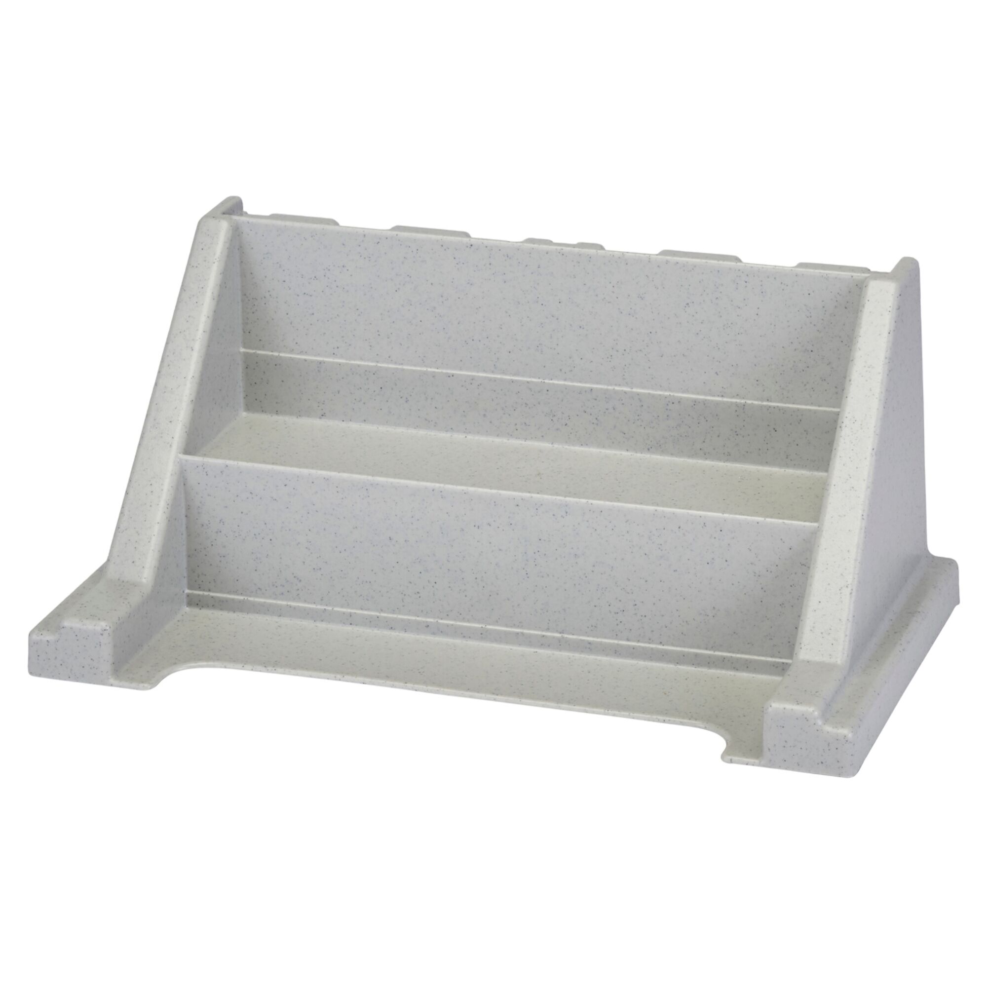 CAMBRO | Versa Organizer – Petite étagère avec 6 récipients – 511×488 mm – gris moucheté