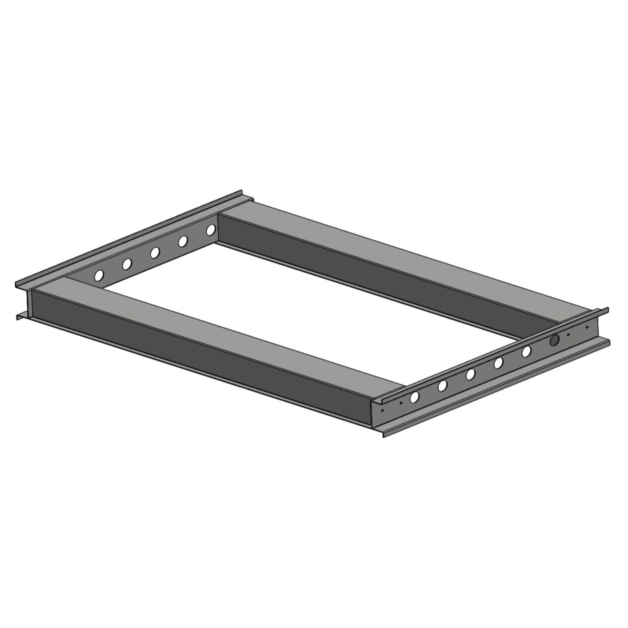 Cadre pour four à pizza - 1120x1080x80mm - Inox - compatible avec GEP6T & GEP6T#GEP6T