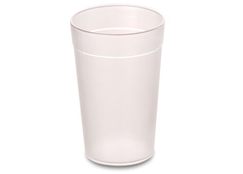(50 pièces) Verre en Polycarbonate - Dépoli - 200 ml
