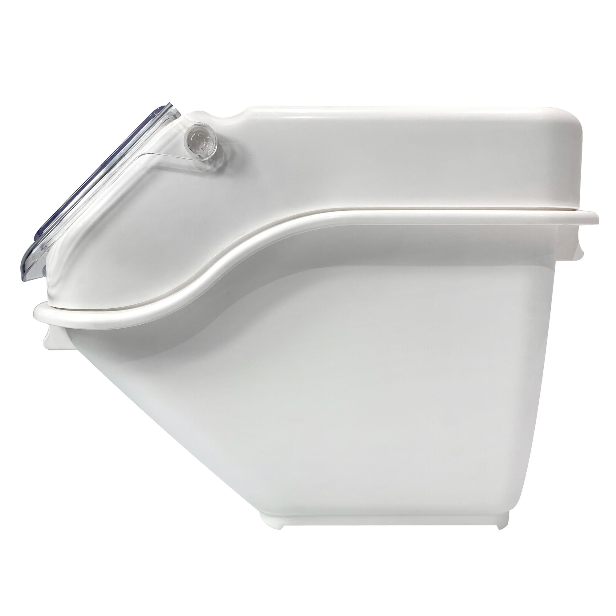 Ingredient Bin - with Flip Lid - 20L - Polypropylene - White - Stackable