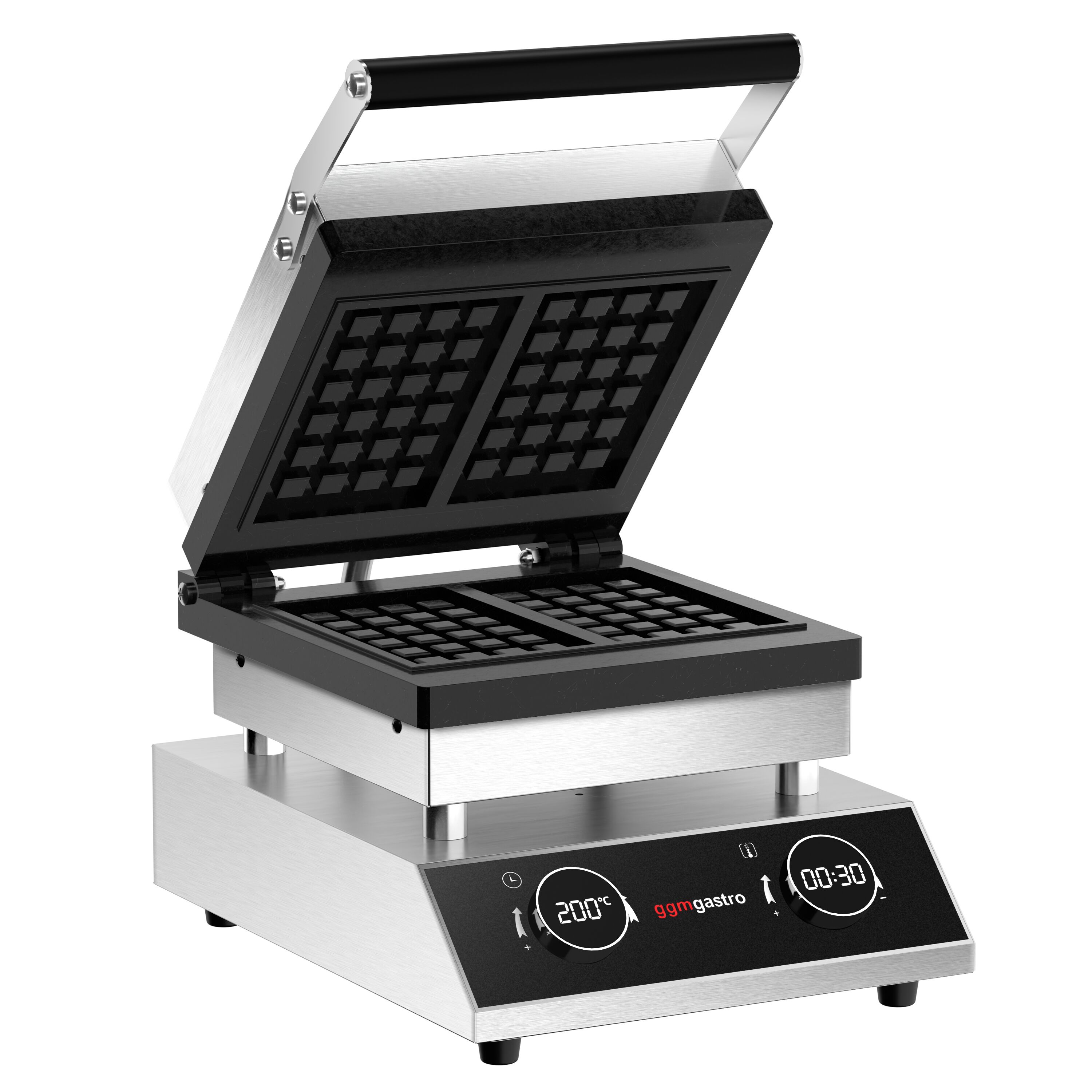 Gaufrier – simple – digital – 1,6 kW – Forme : 2 gaufres de Bruxelles