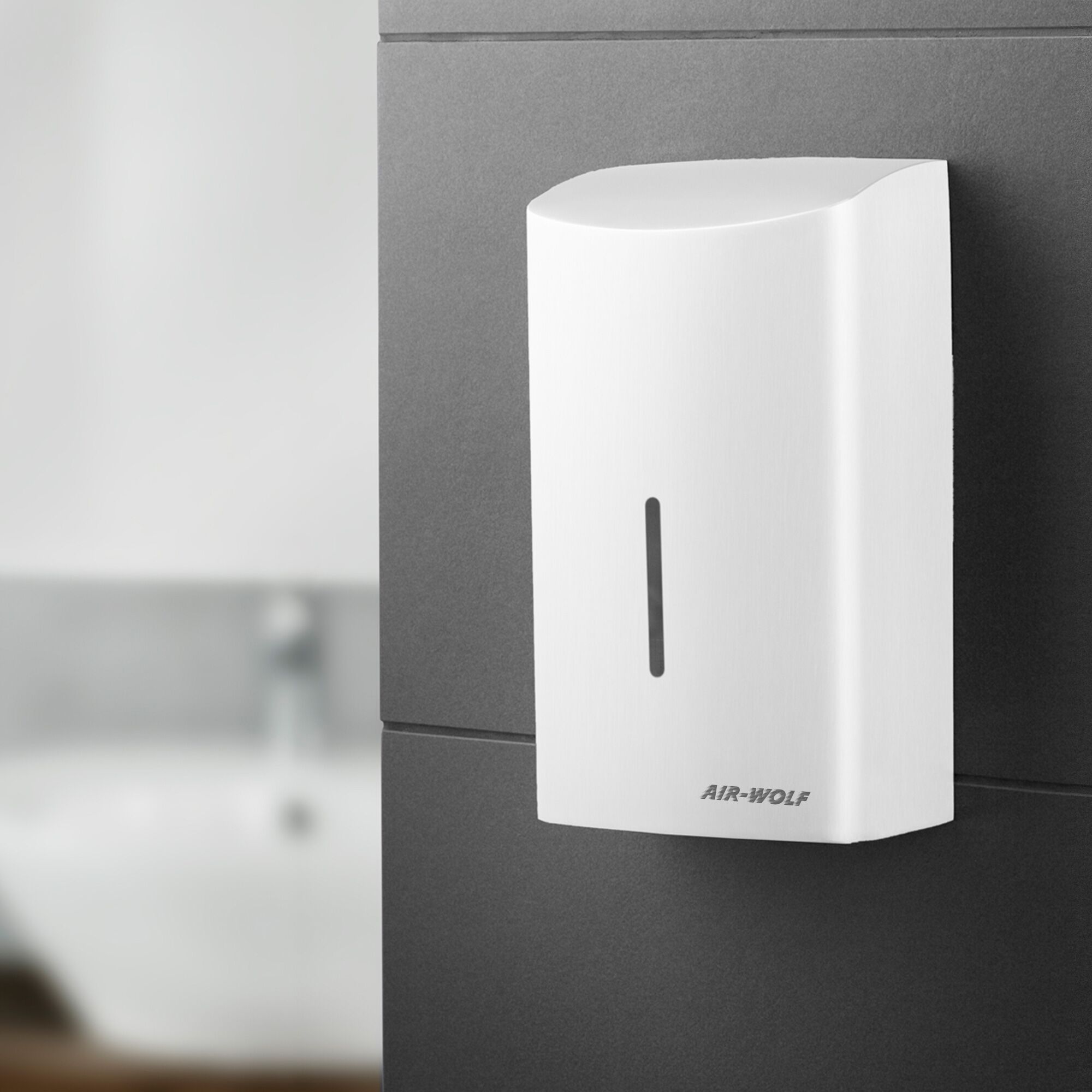(2 pièces) AIR-WOLF | Sèche-mains avec capteur infrarouge – inox blanc