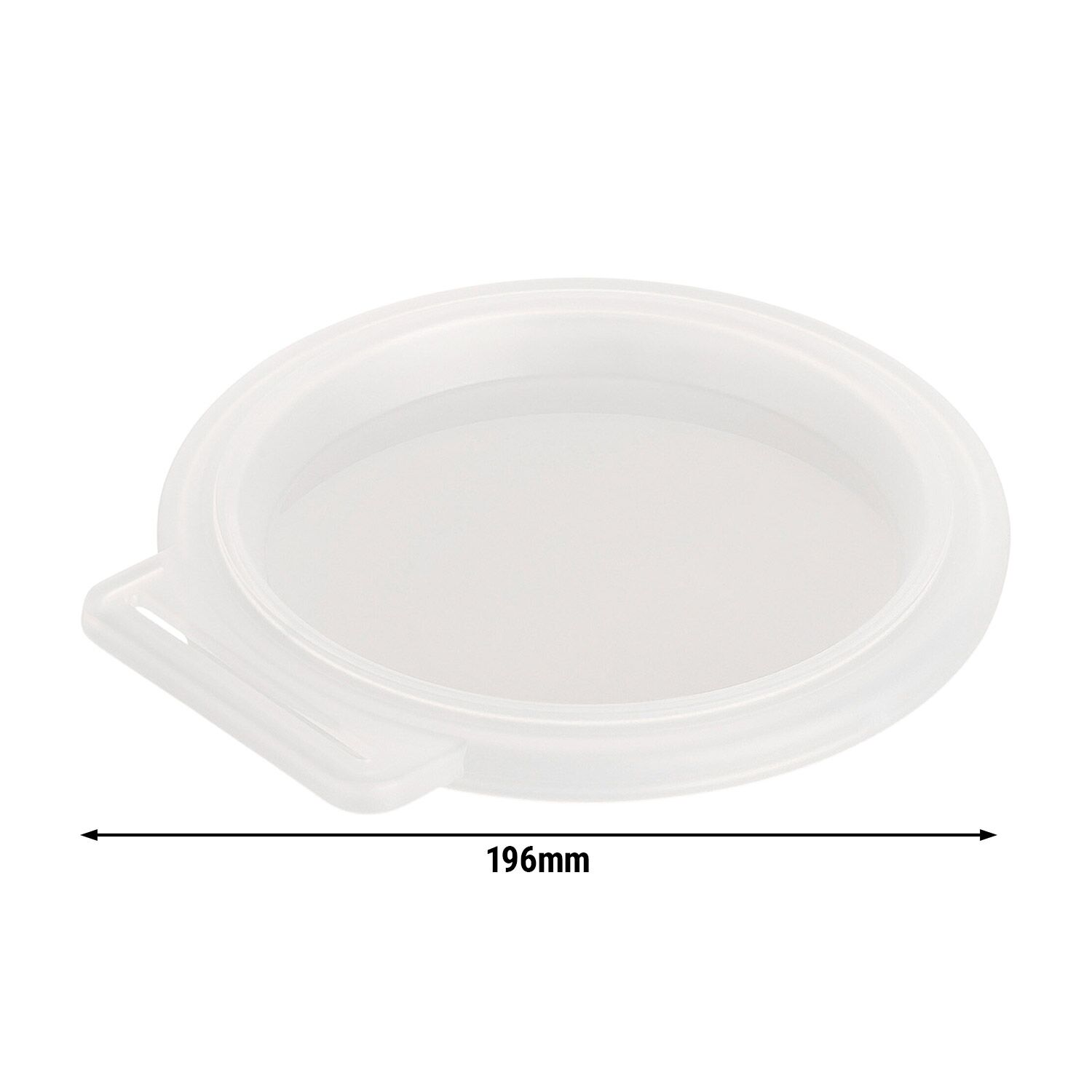 (12 pcs) Couvercle réutilisable - Transparent - compatible avec 1,3L Bol à salade MWSGK1300