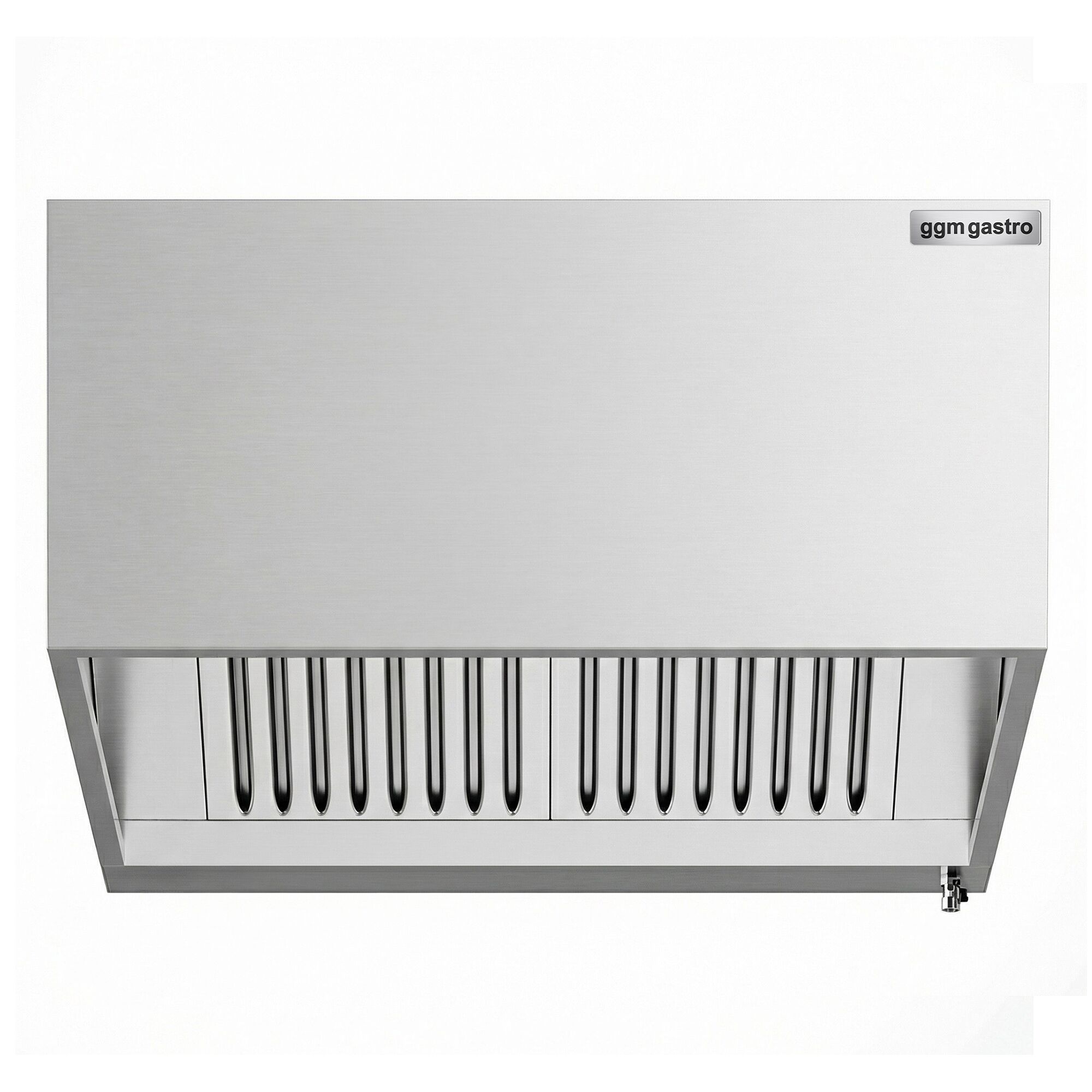 Induction box hood – 1200 mm – with filter & light – without motor