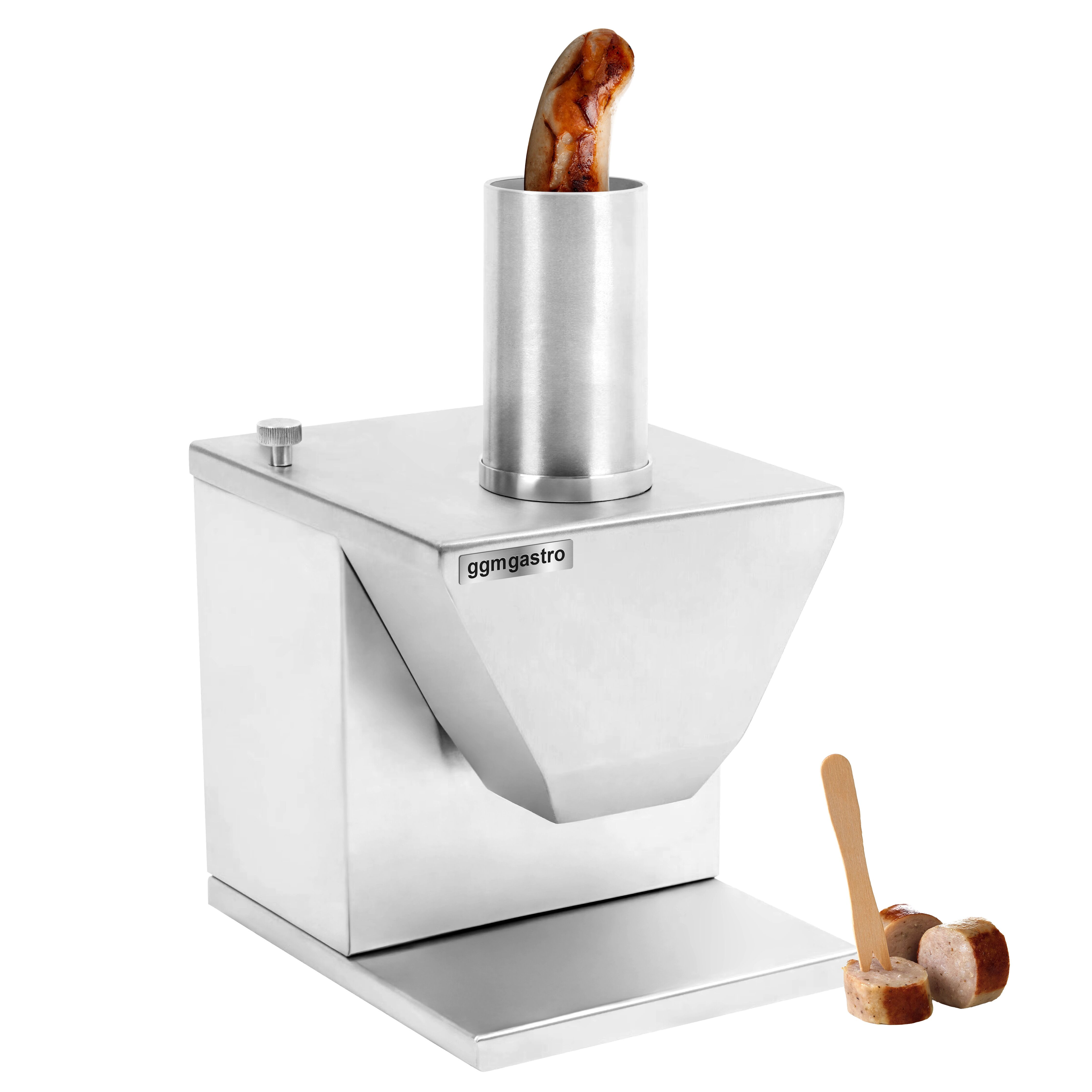 Coupe-saucisses électrique - 188 x 225 mm - avec 2 lames - 135 W - largeur de coupe : 5 à 35 mm