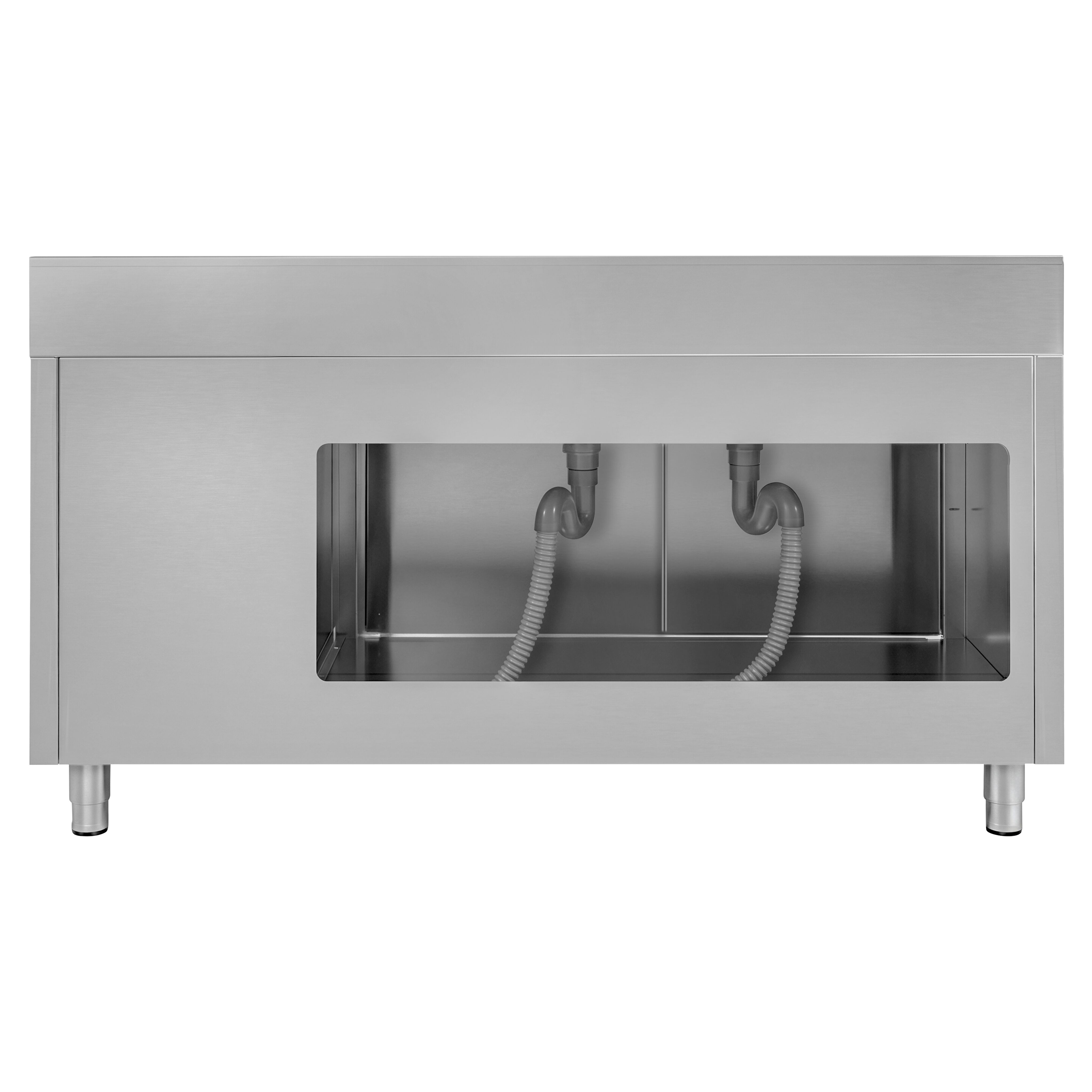 ECO umivaonik – 1800 x 600 mm – s košem za otpad i 2 lijevka s lijeve strane