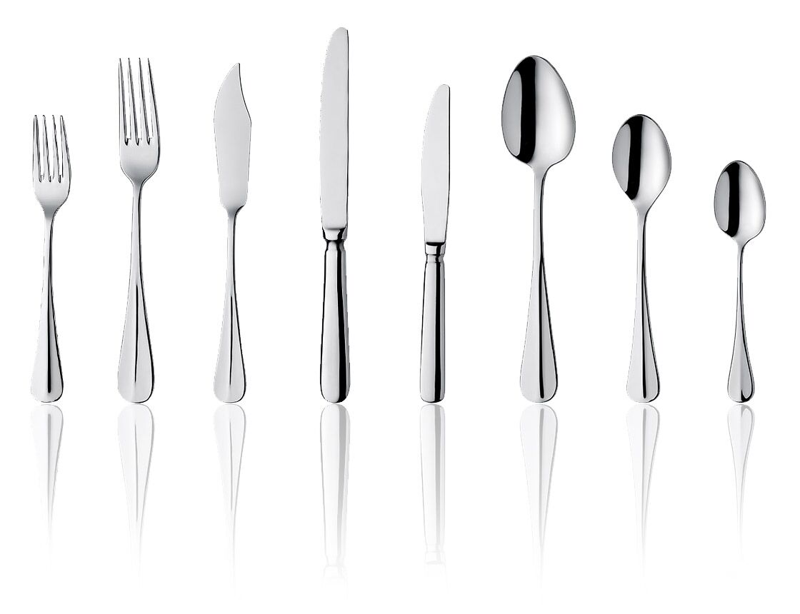 (12 pcs) Couteau à dessert Milo - Acier inoxydable - 204mm