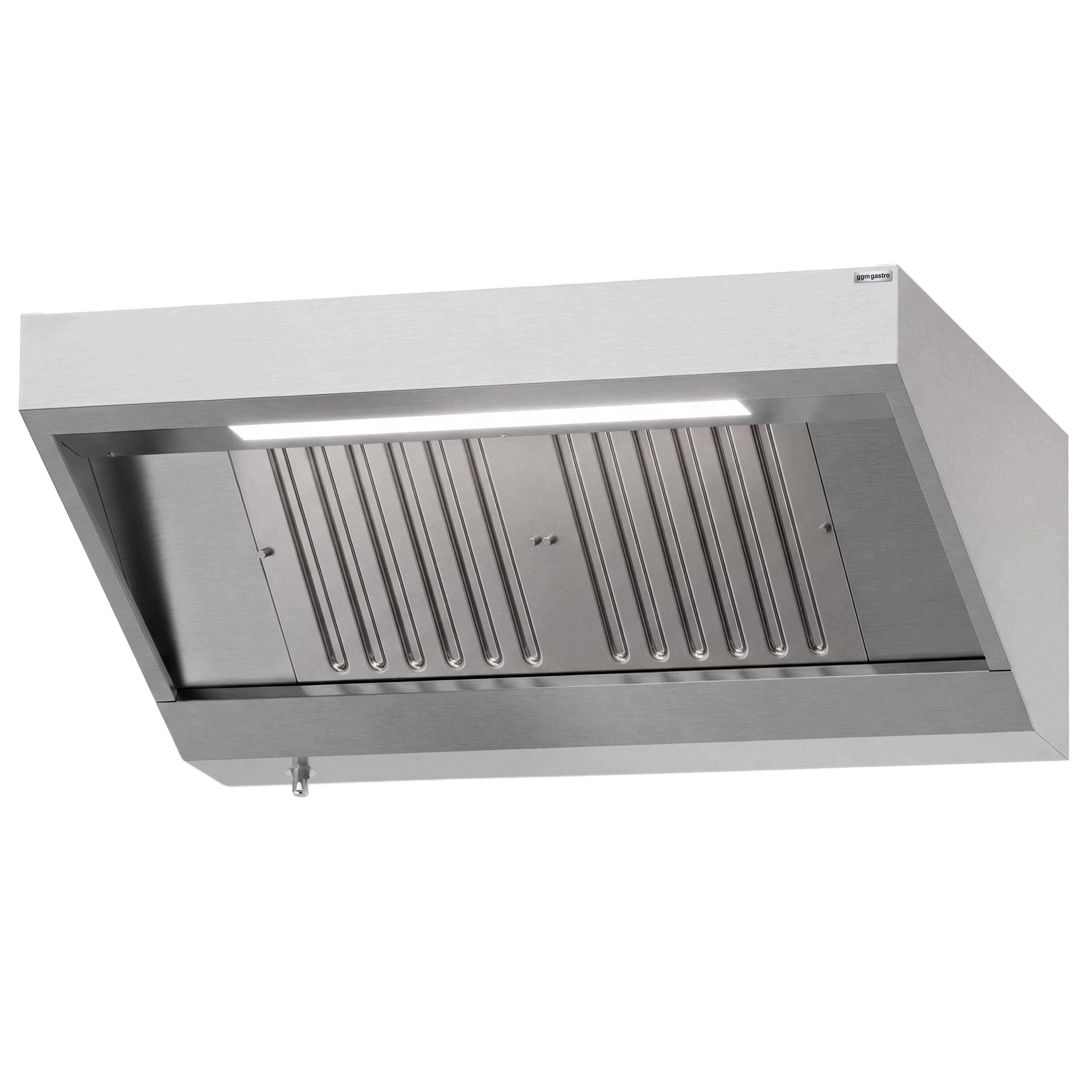 Hotte murale – 1200 mm – avec filtre et éclairage
