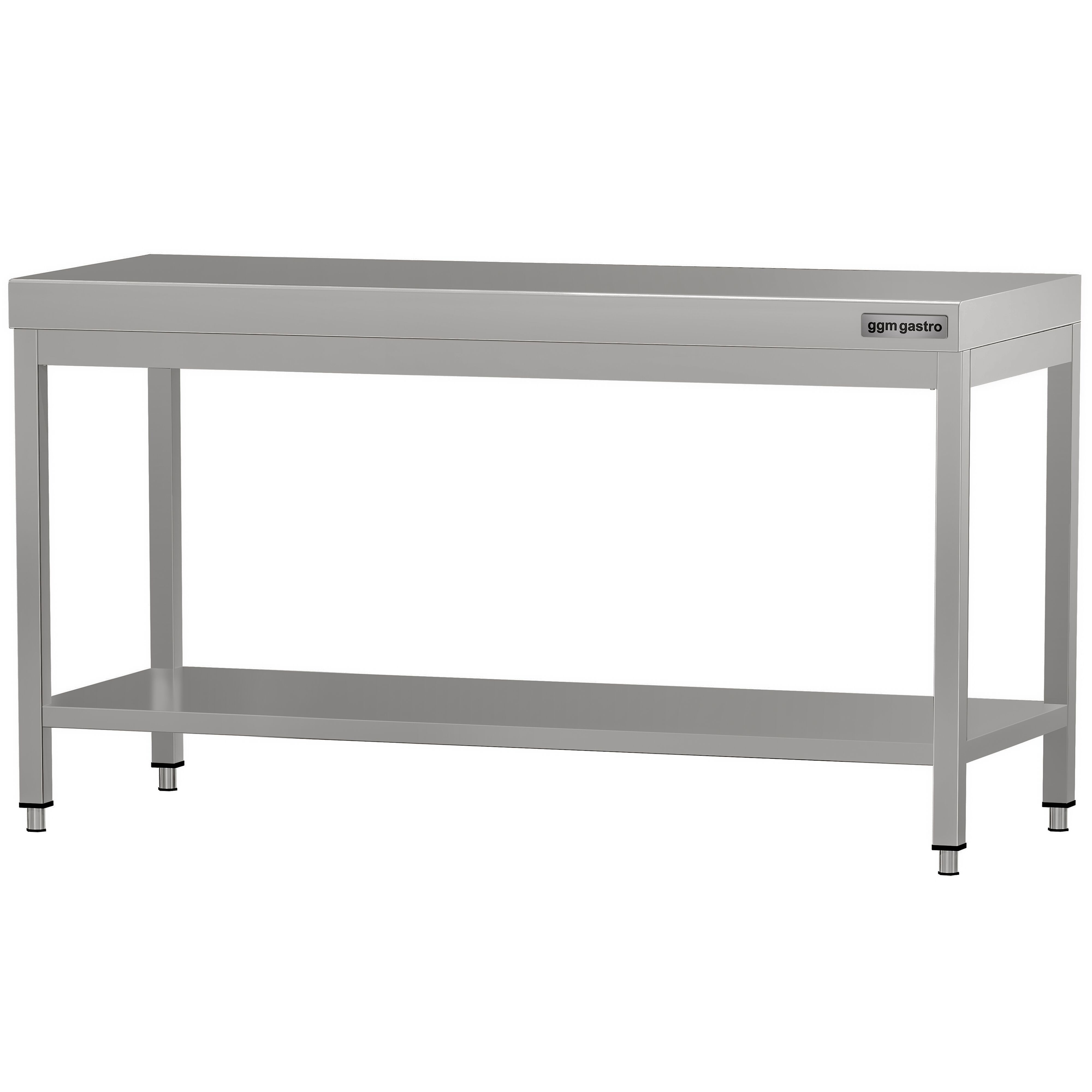 Table de travail en inox ECO – 1800 × 700 mm – avec tablette inférieure