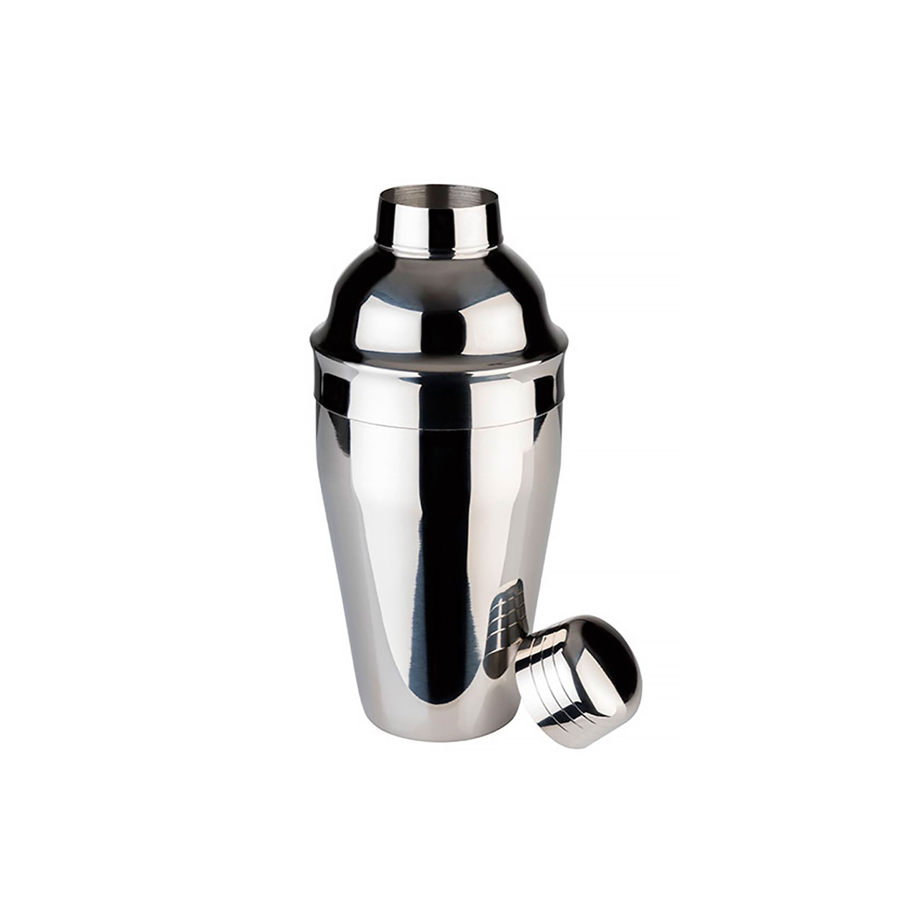(6 pièces) Shaker - CLASSIC - inox - 0,5 litre