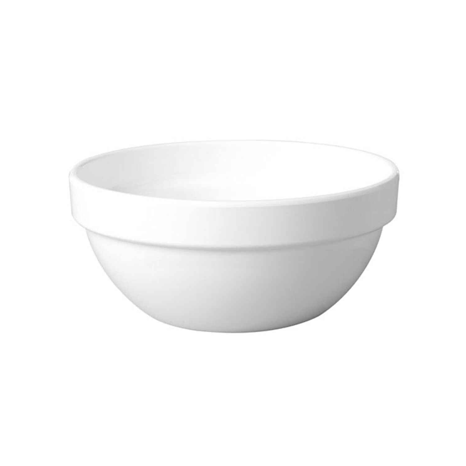 (6 pcs) Coupe - CASUAL MAXI - Mélamine - 250ml - Ø 120mm - Blanc