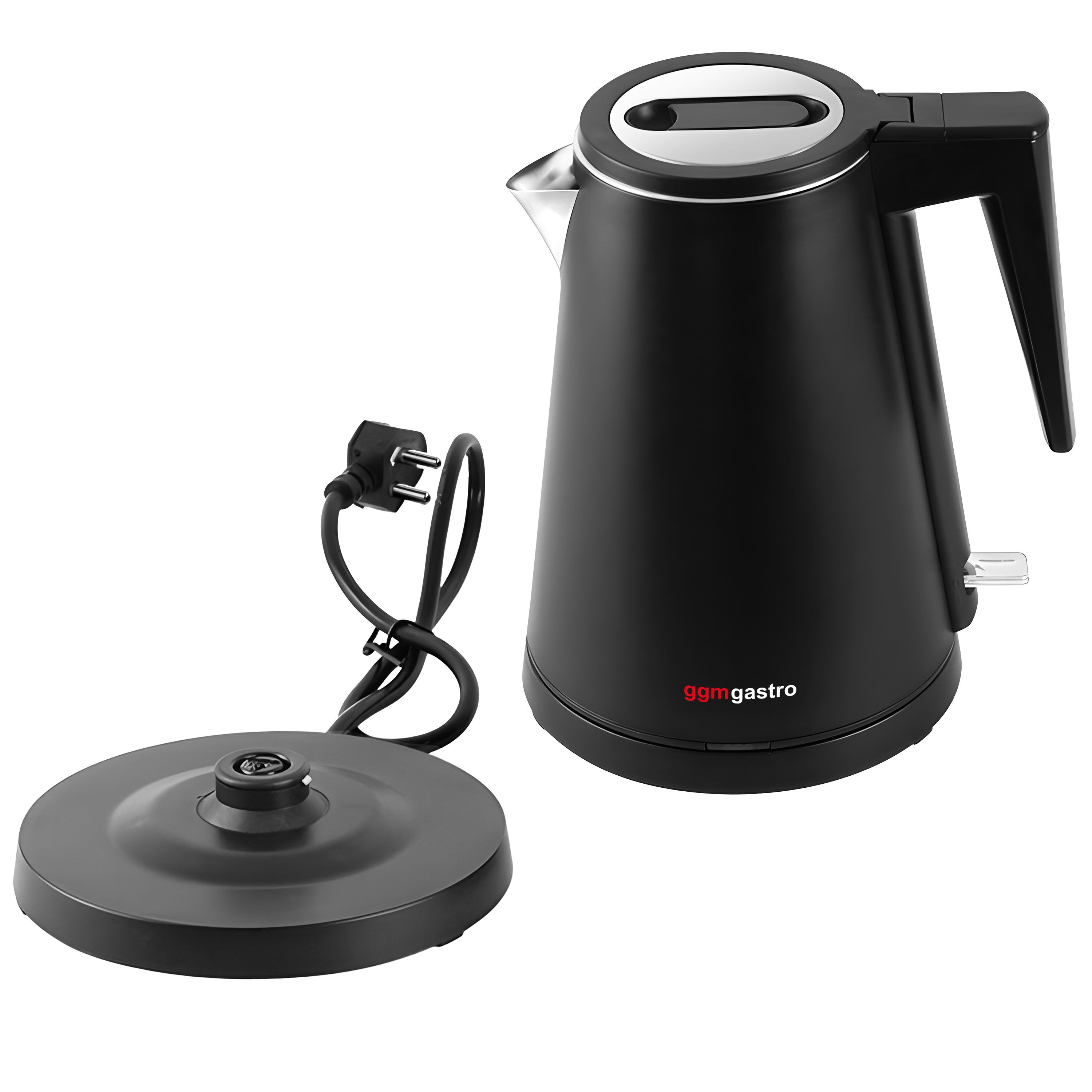 Bouilloire – 0,8 litre – 1,2 kW – incl. station à thé avec 4 compartiments & grille d’égouttage