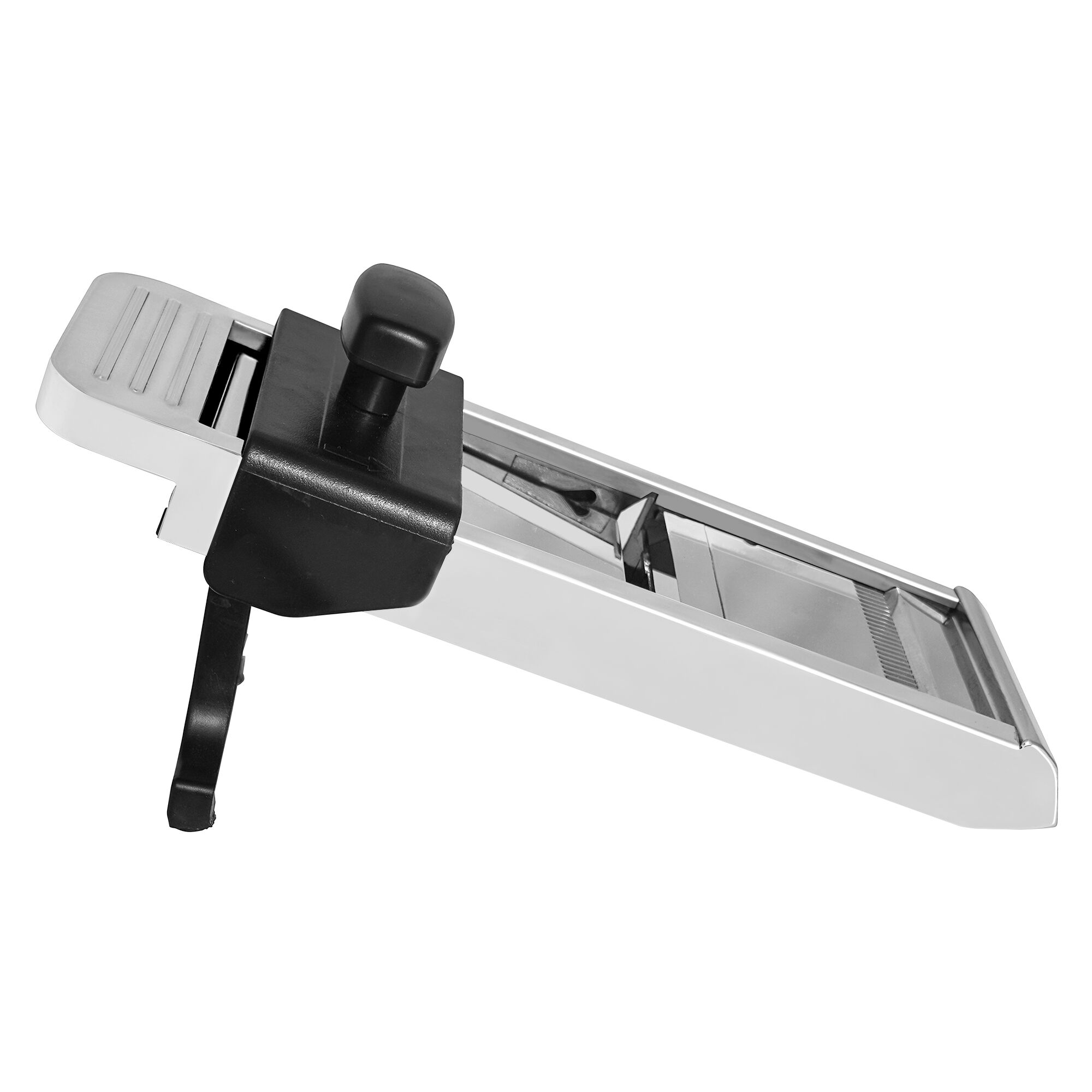 Mandoline professionnelle - avec 3 accessoires & lame ondulée - Acier inoxydable