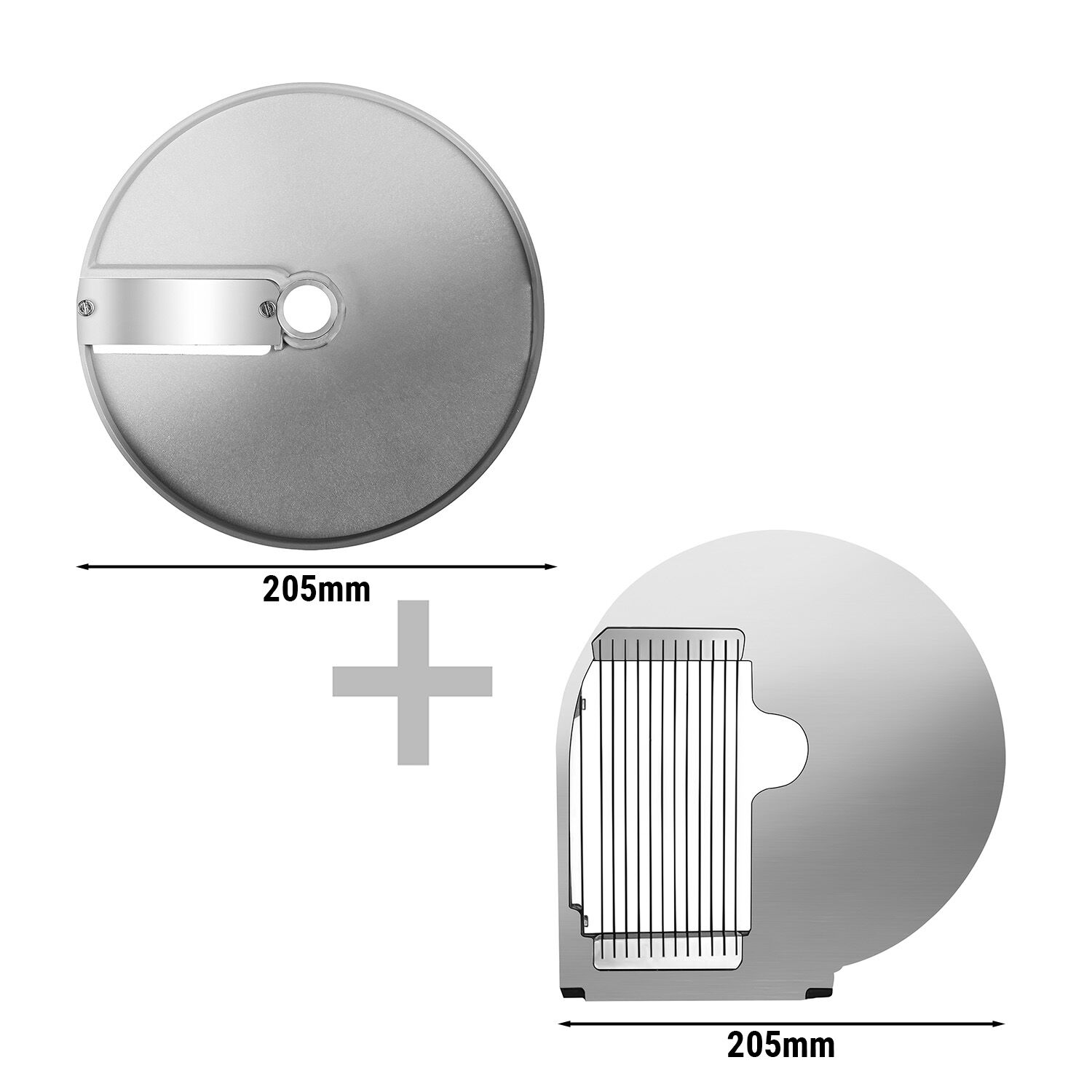 Slicing Disc - French fry & Julienne - 8x6mm - Ø 205mm - compatible with Vegetable Slicer GEH, GEH5 & GEH5R